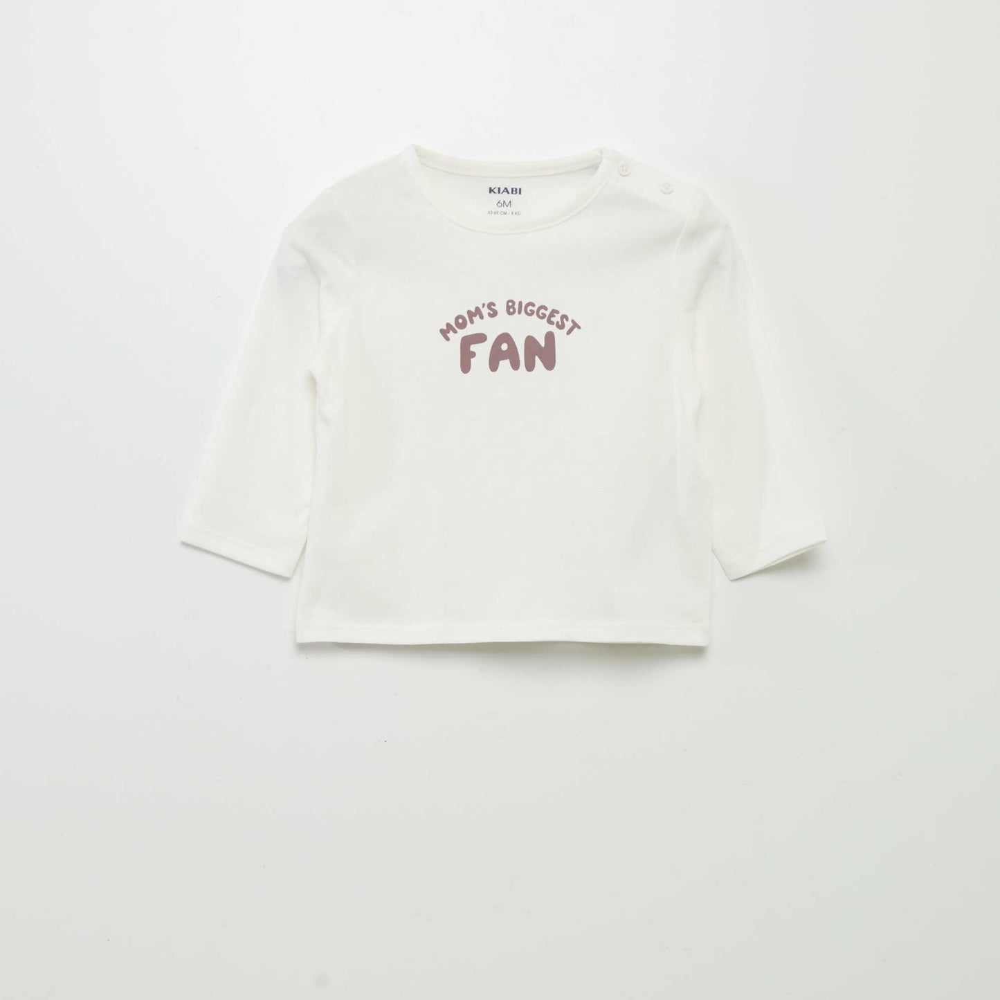 Tee-shirt message Blanc