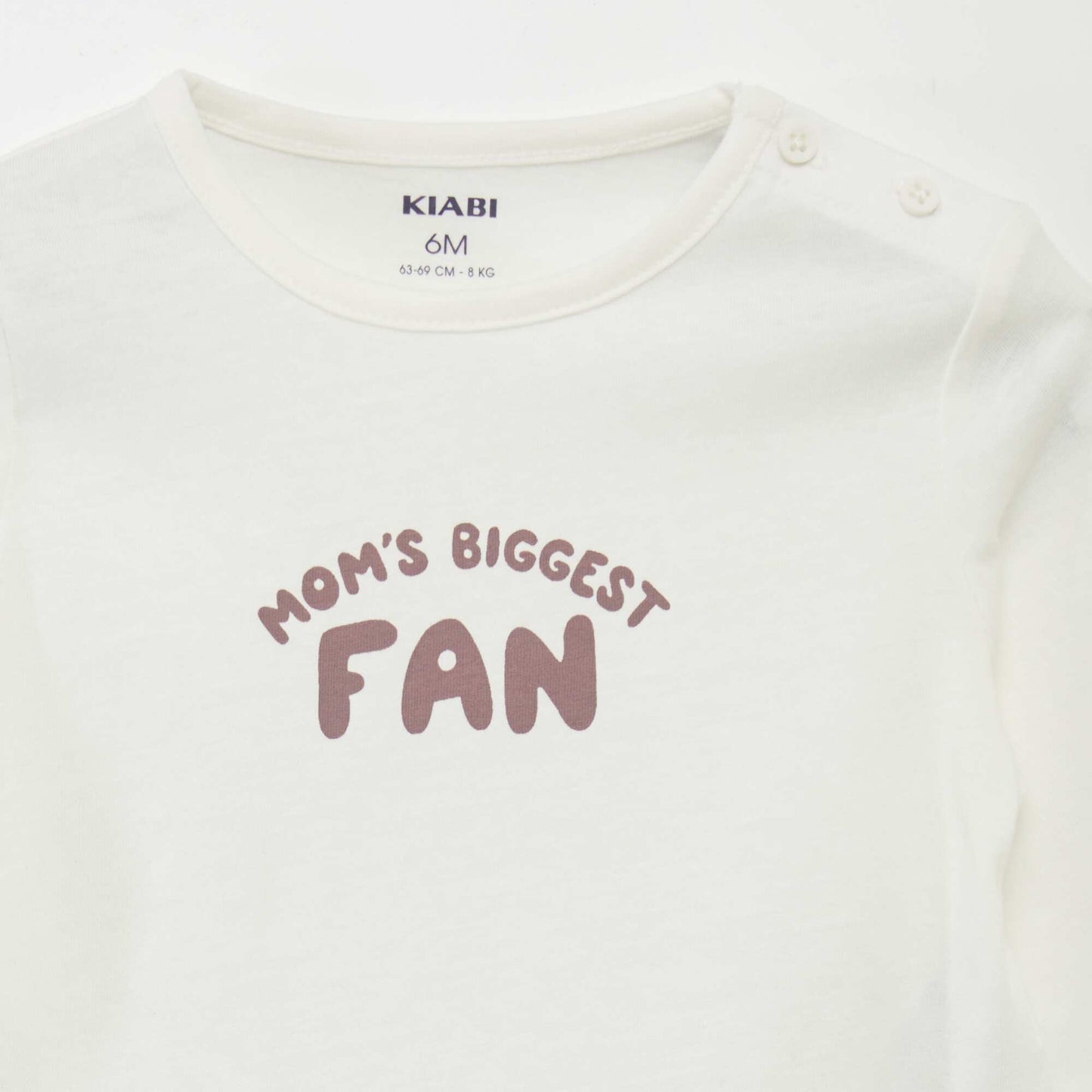 Tee-shirt message Blanc