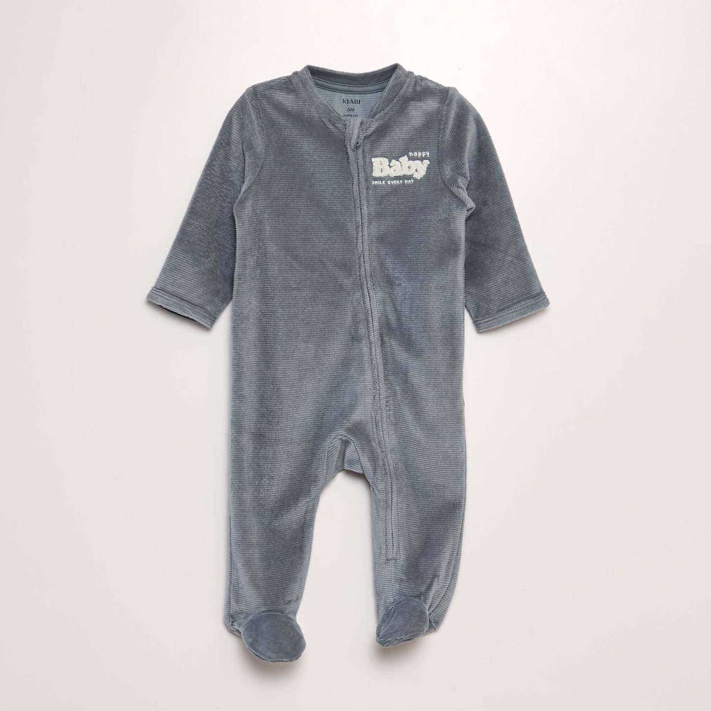 Pyjama dors-bien en velours c tel Bleu vert