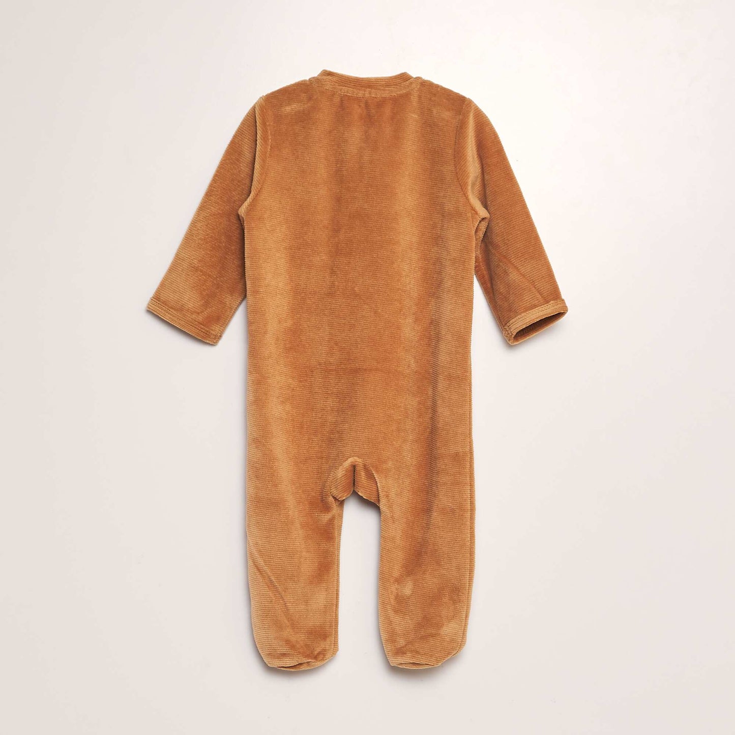 Pyjama dors-bien en velours c tel Marron