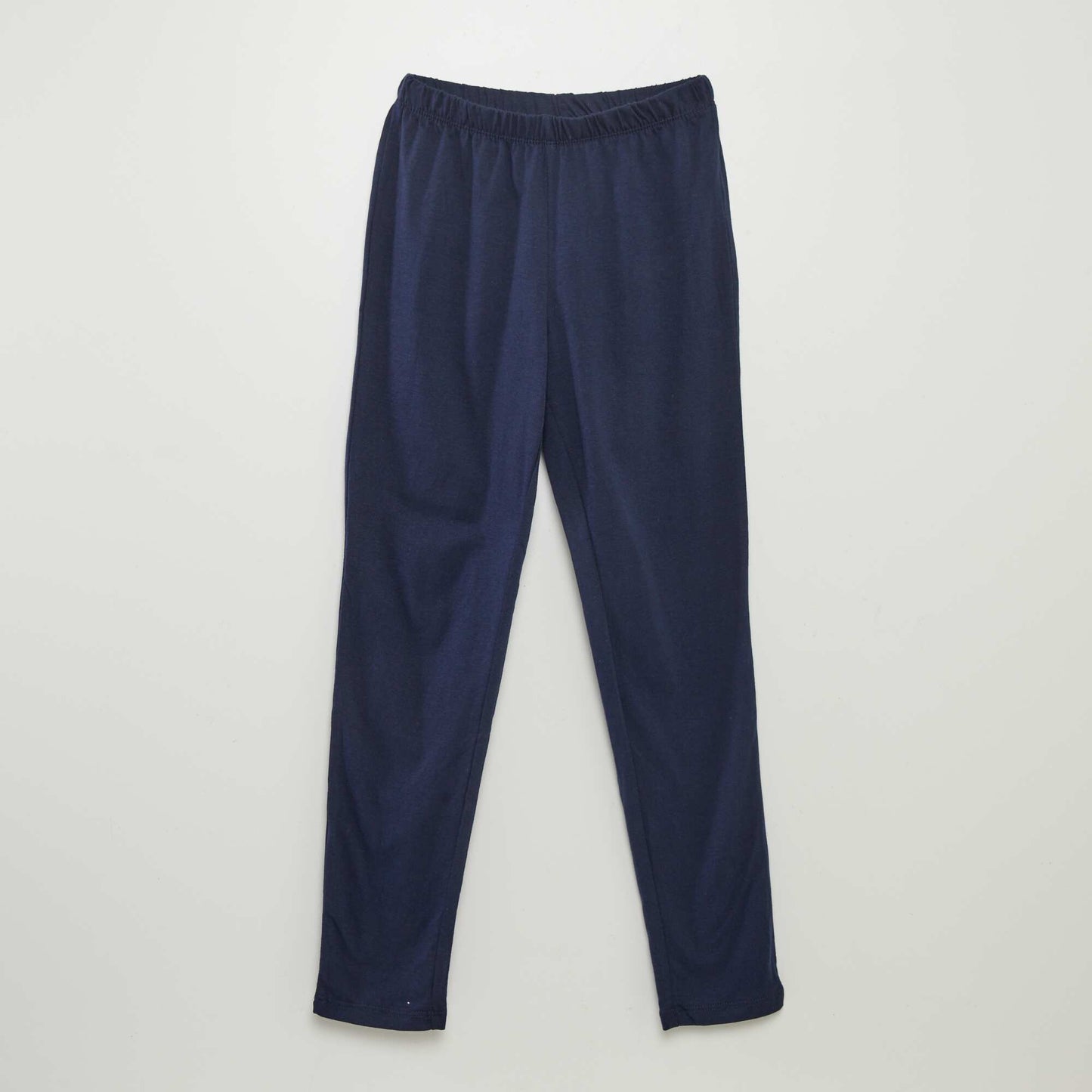 Pyjama long en jersey avec imprim - 2 pi ces Blanc/marine