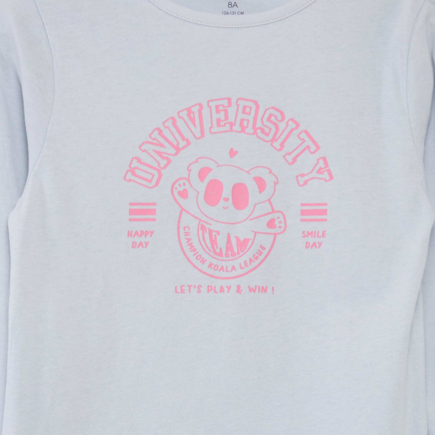 Ensemble pyjama t-shirt + pantalon - 2 pi ces Bleu
