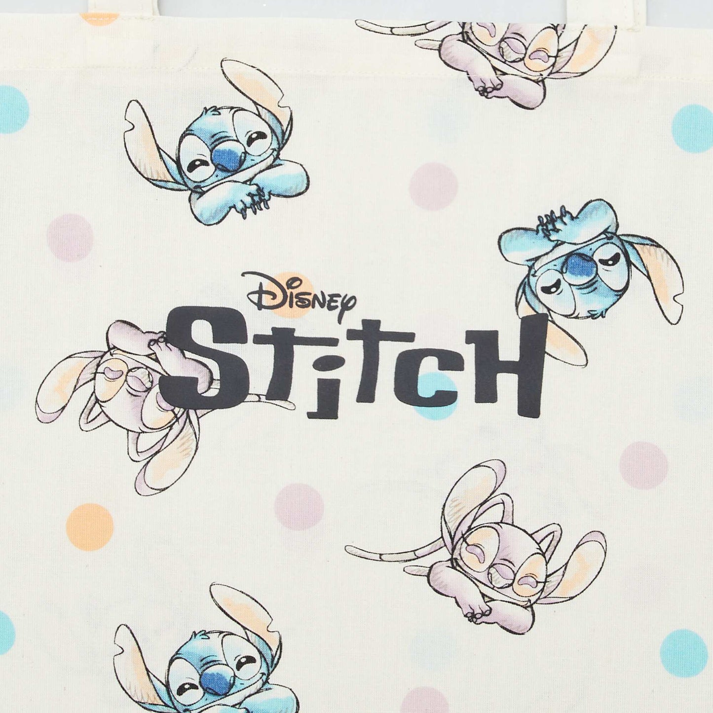 Tote bag imprim 'Stitch' Blanc 'Stitch'