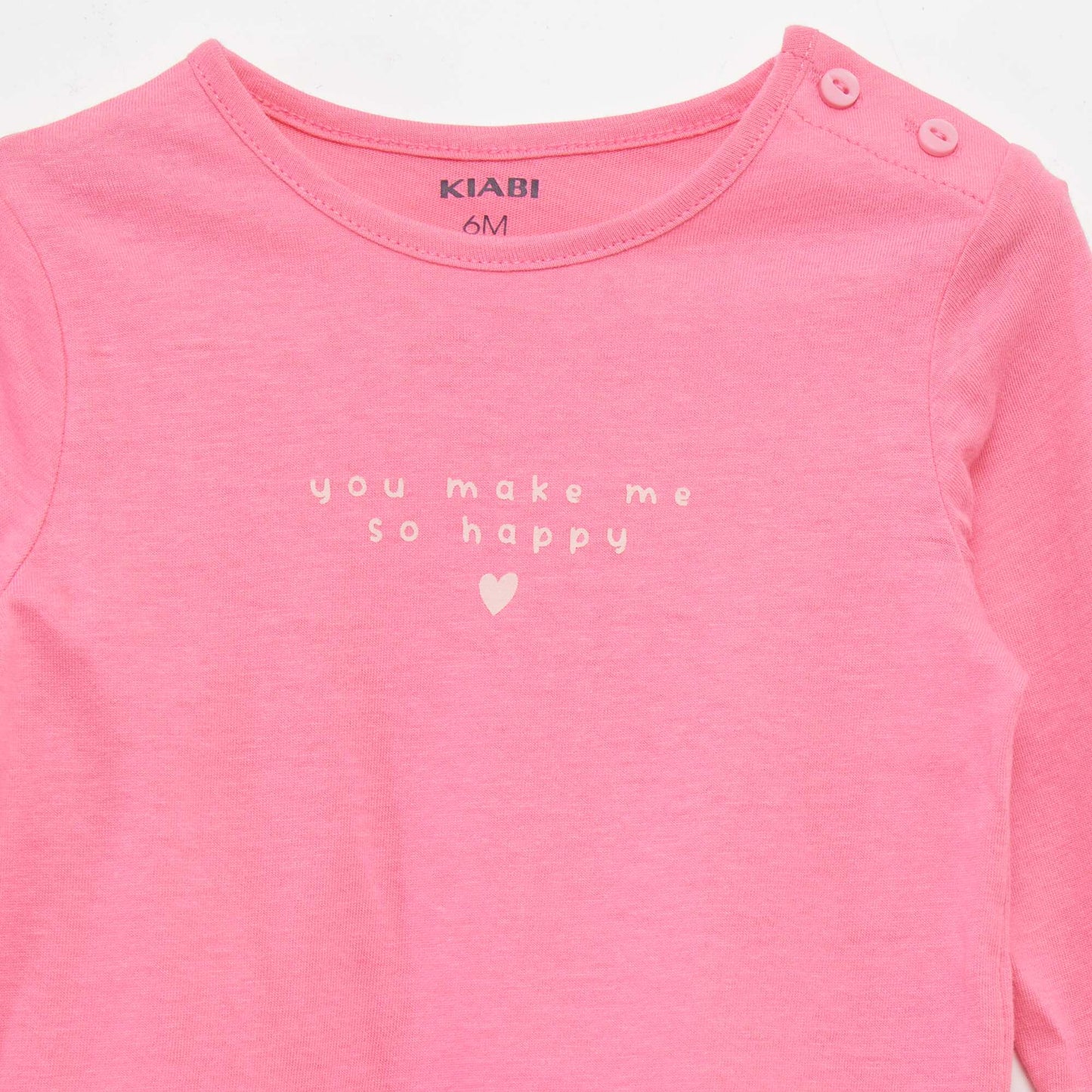 Tee-shirt message Rose