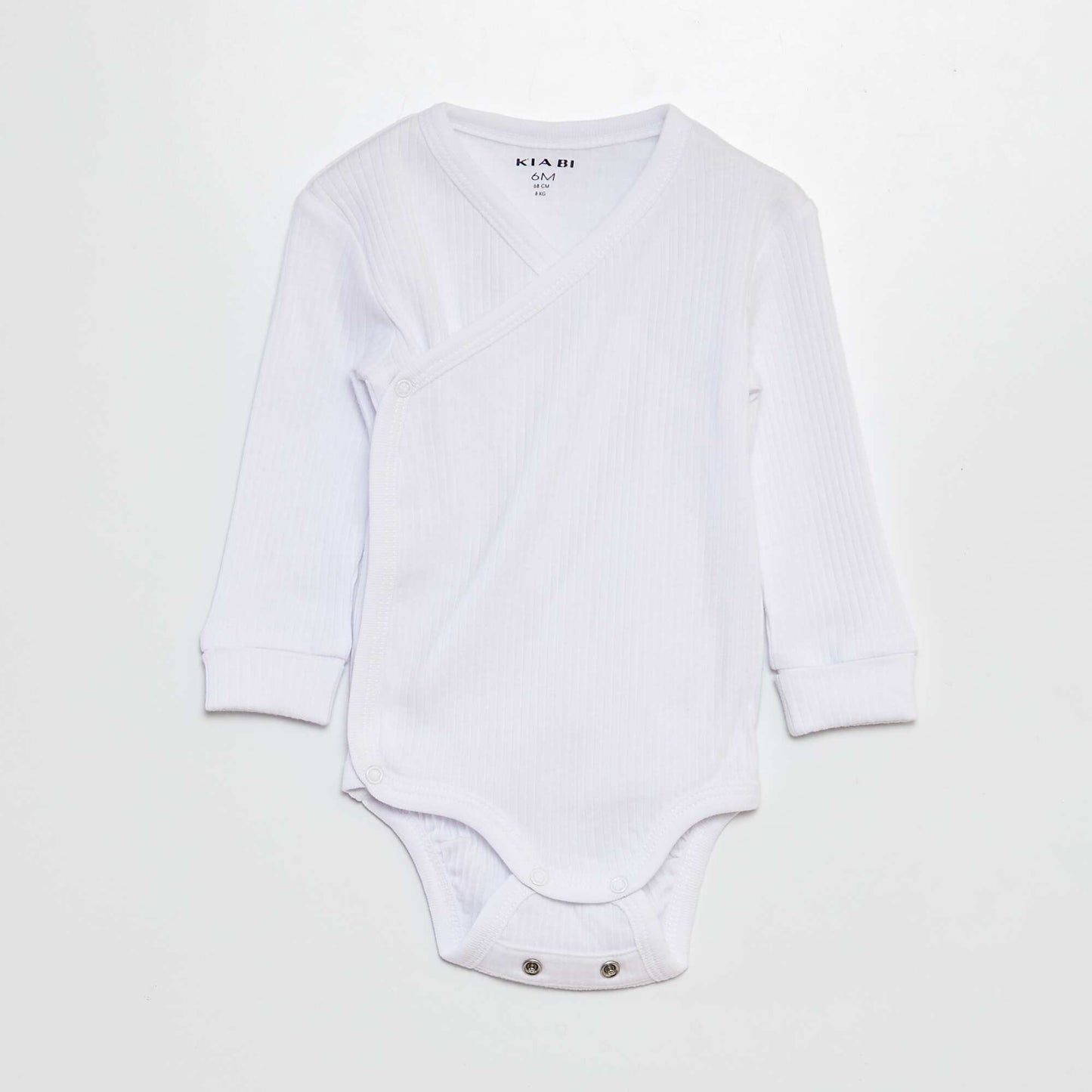 Lot de 3 bodies évolutif BLANC