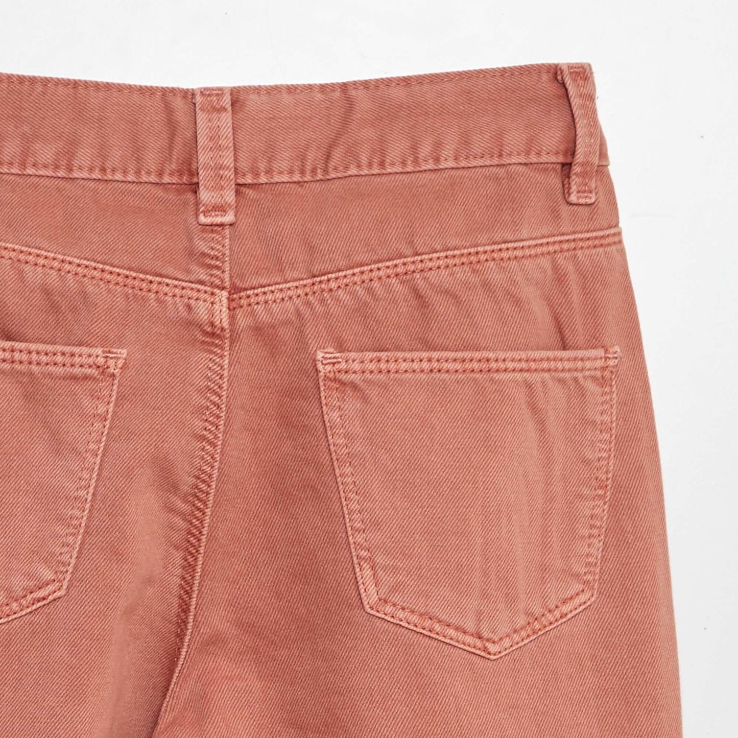 Pantalon denim multipoches Rose