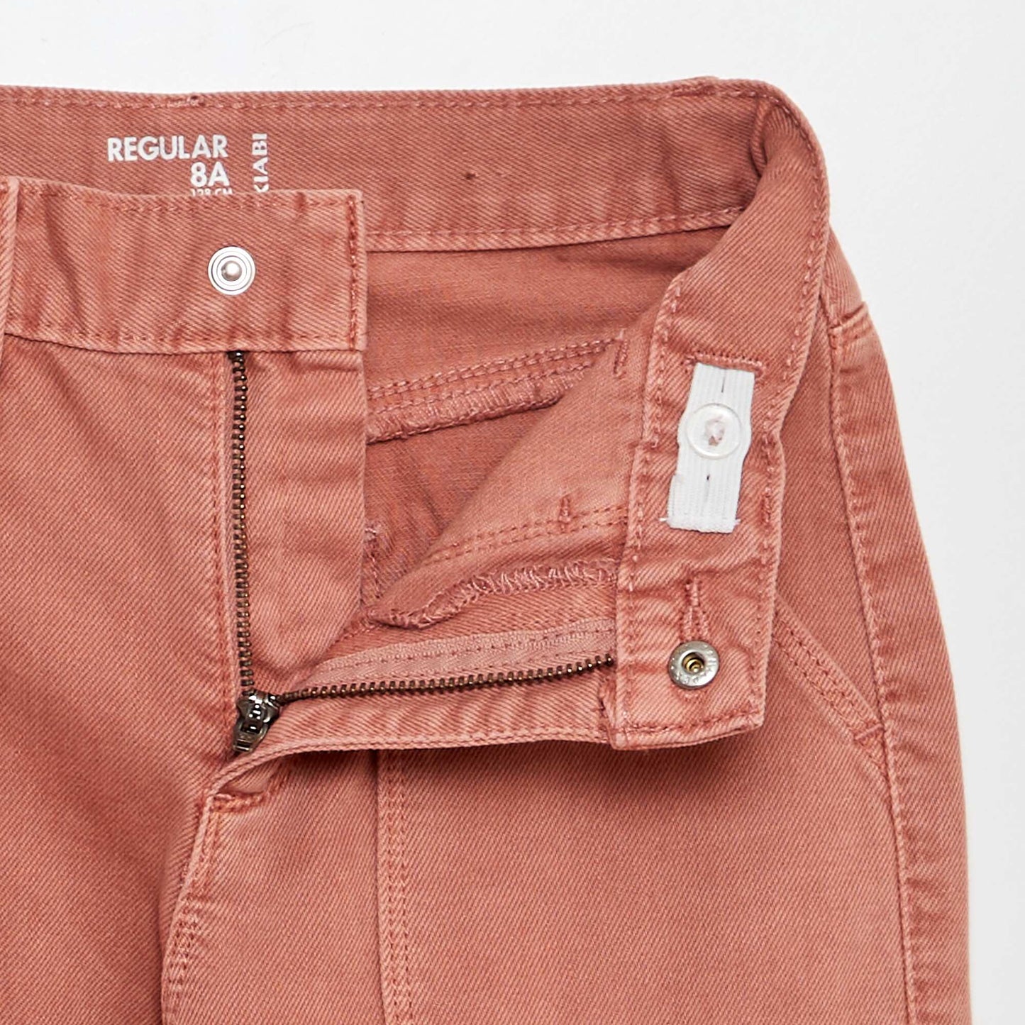 Pantalon denim multipoches Rose