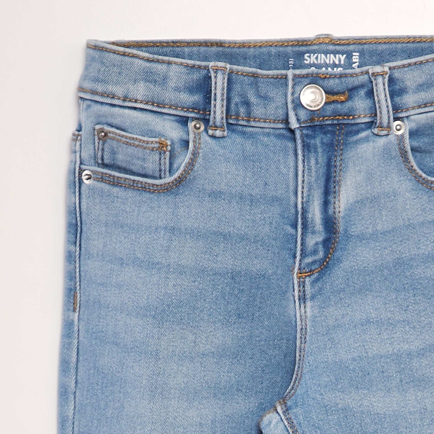 jean skinny 5 poches Bleu