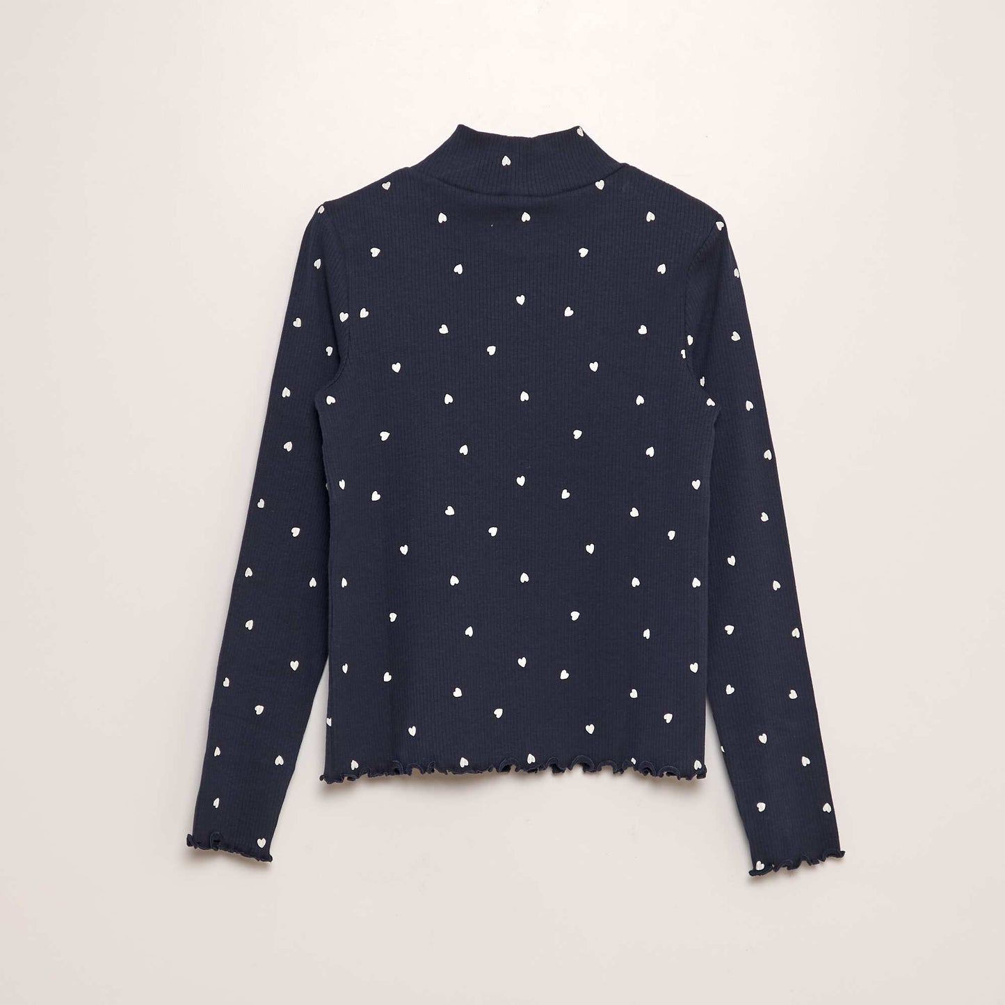 Sous pull c tel imprim Bleu c ur