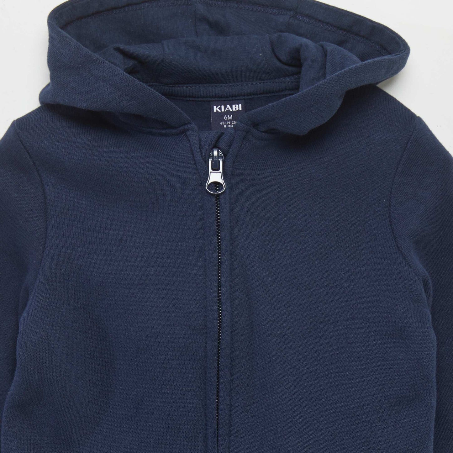 Sweat zipp capuche Marine