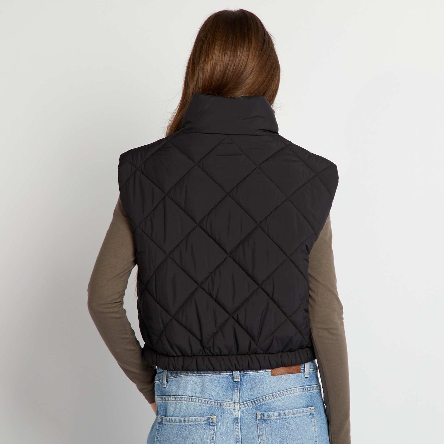 Doudoune sans manches noir