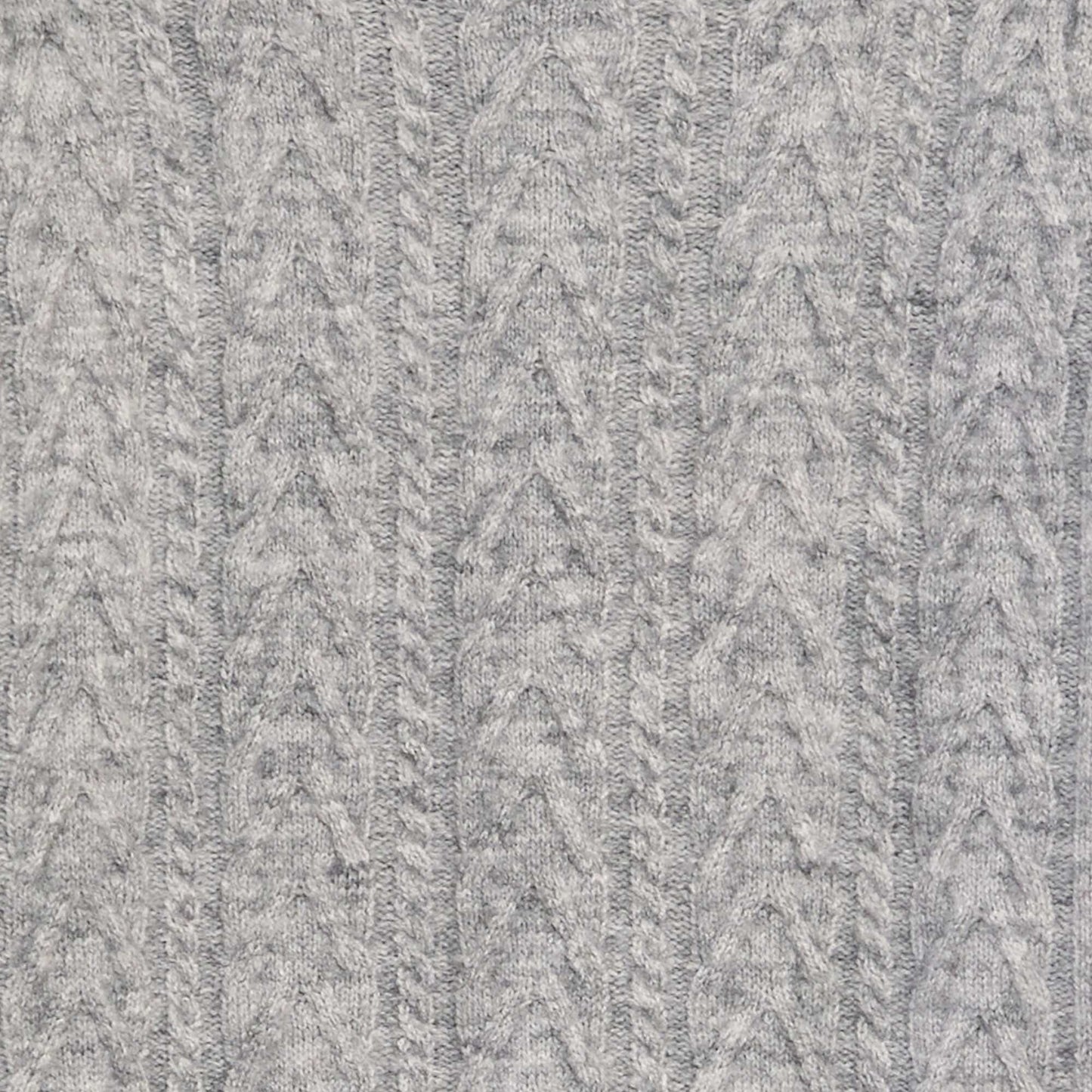 Pull torsad col rond Gris