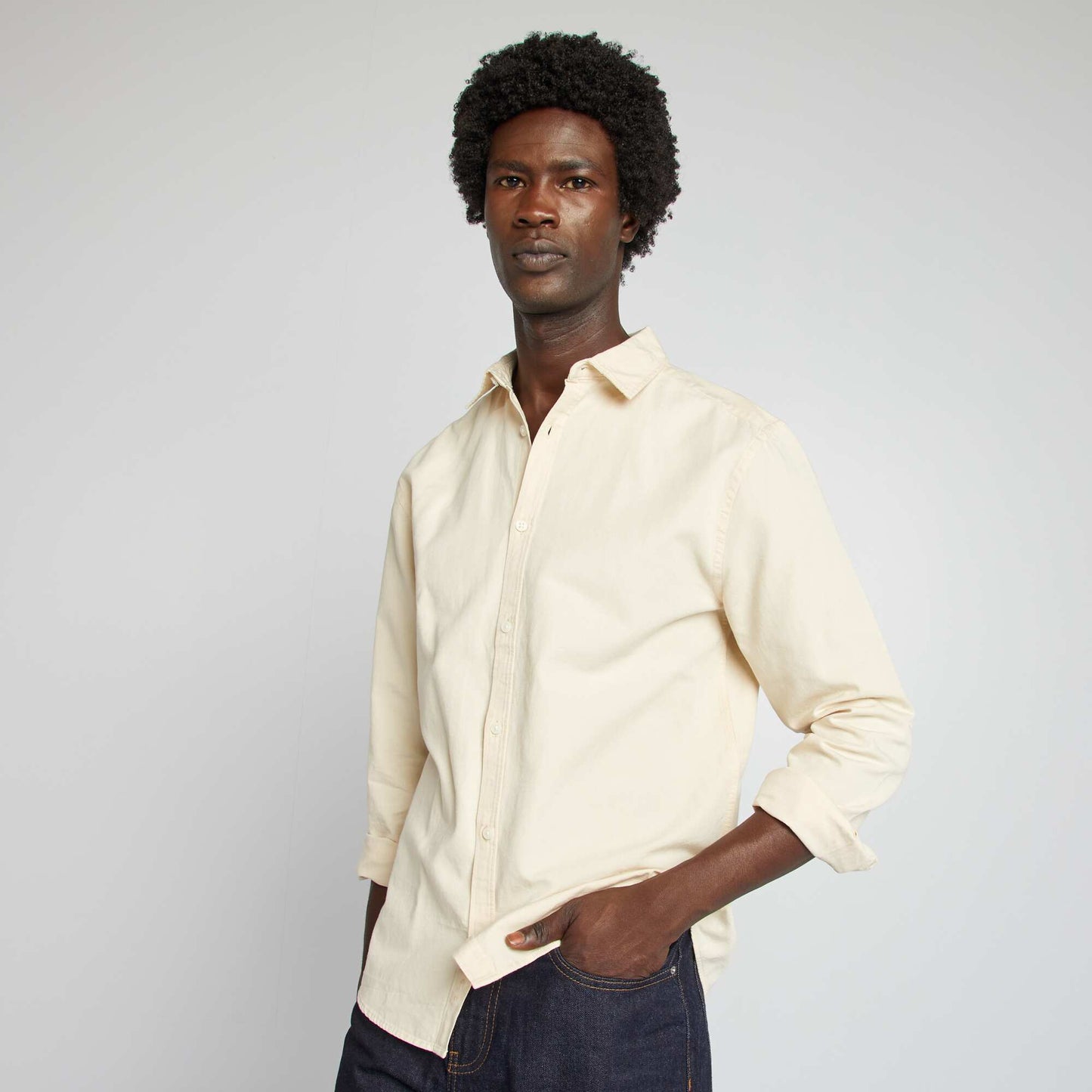 Chemise en lin m lang Beige