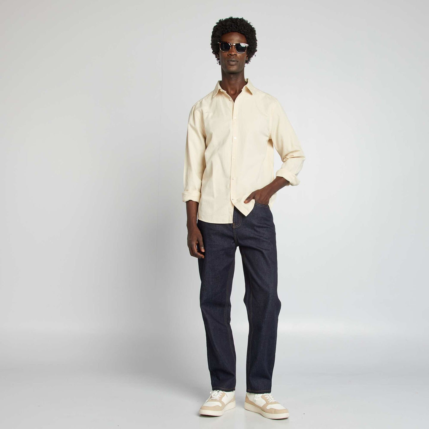 Chemise en lin m lang Beige
