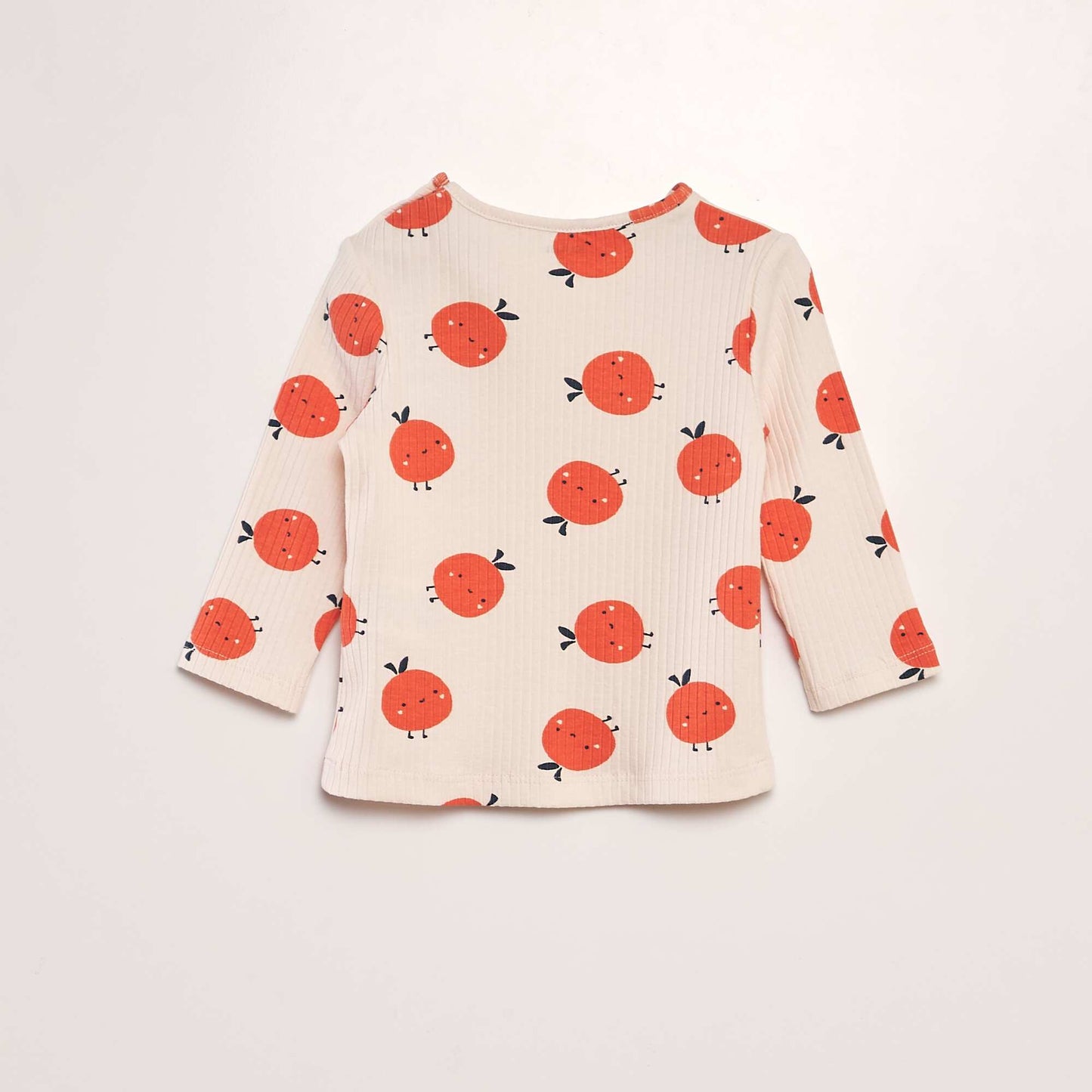 T-shirt c tel imprim Orange