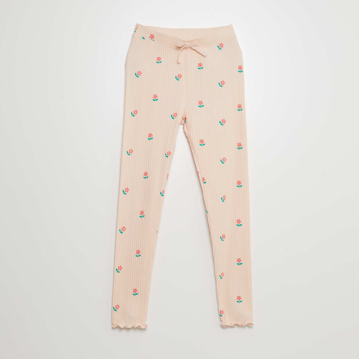 Legging côtelé Rose clair