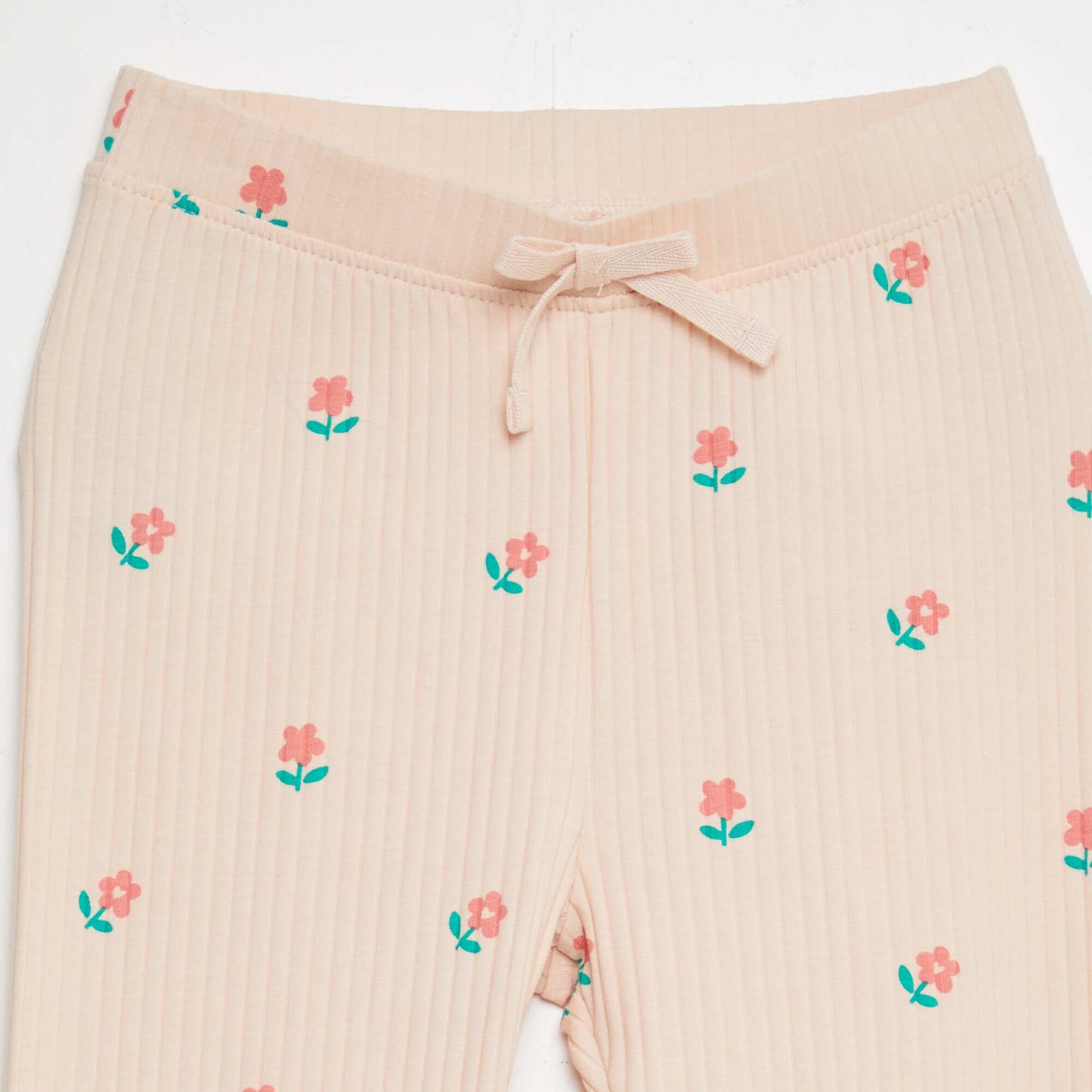 Legging côtelé Rose clair