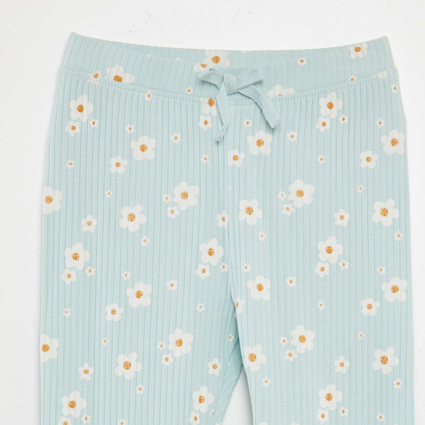 Legging côtelé Vert d'eau