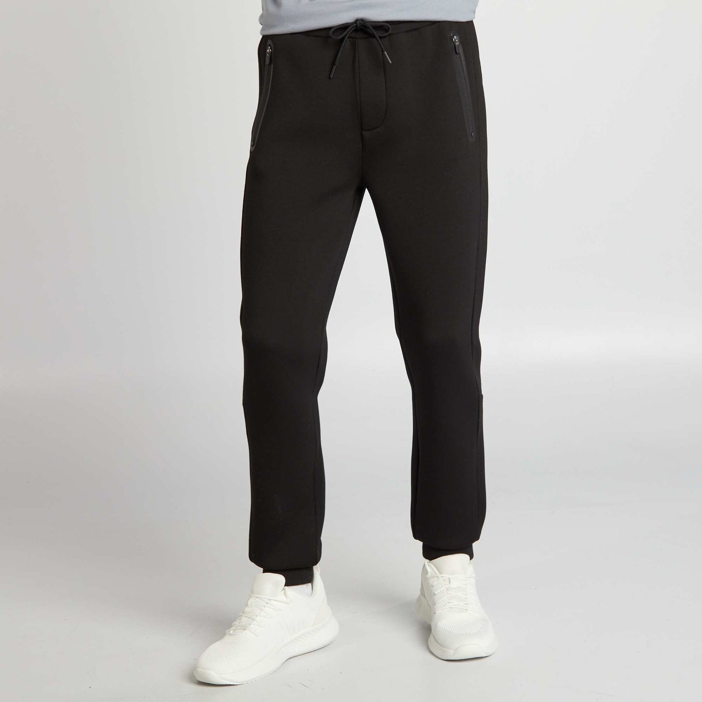 Jogging d tails contrastants noir