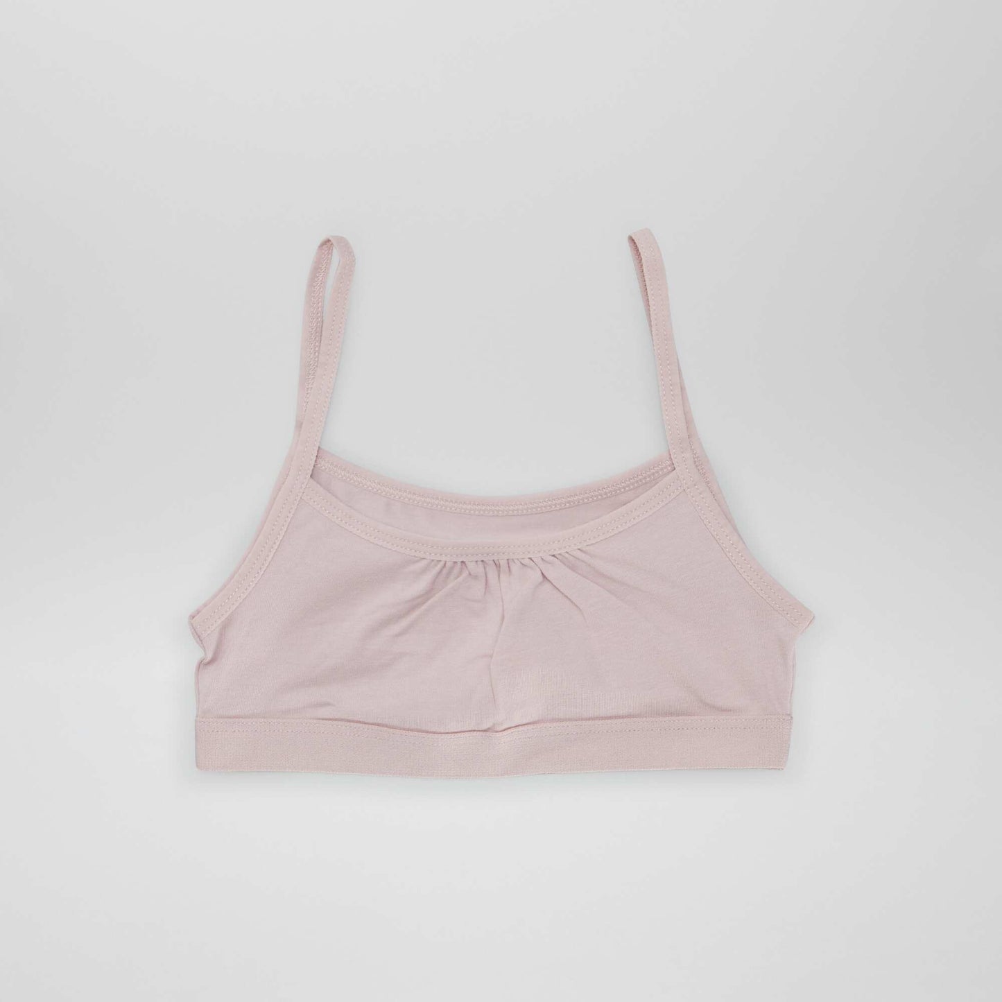 Brassi res fines bretelles en jersey - Lot de 2 Bleu/rose