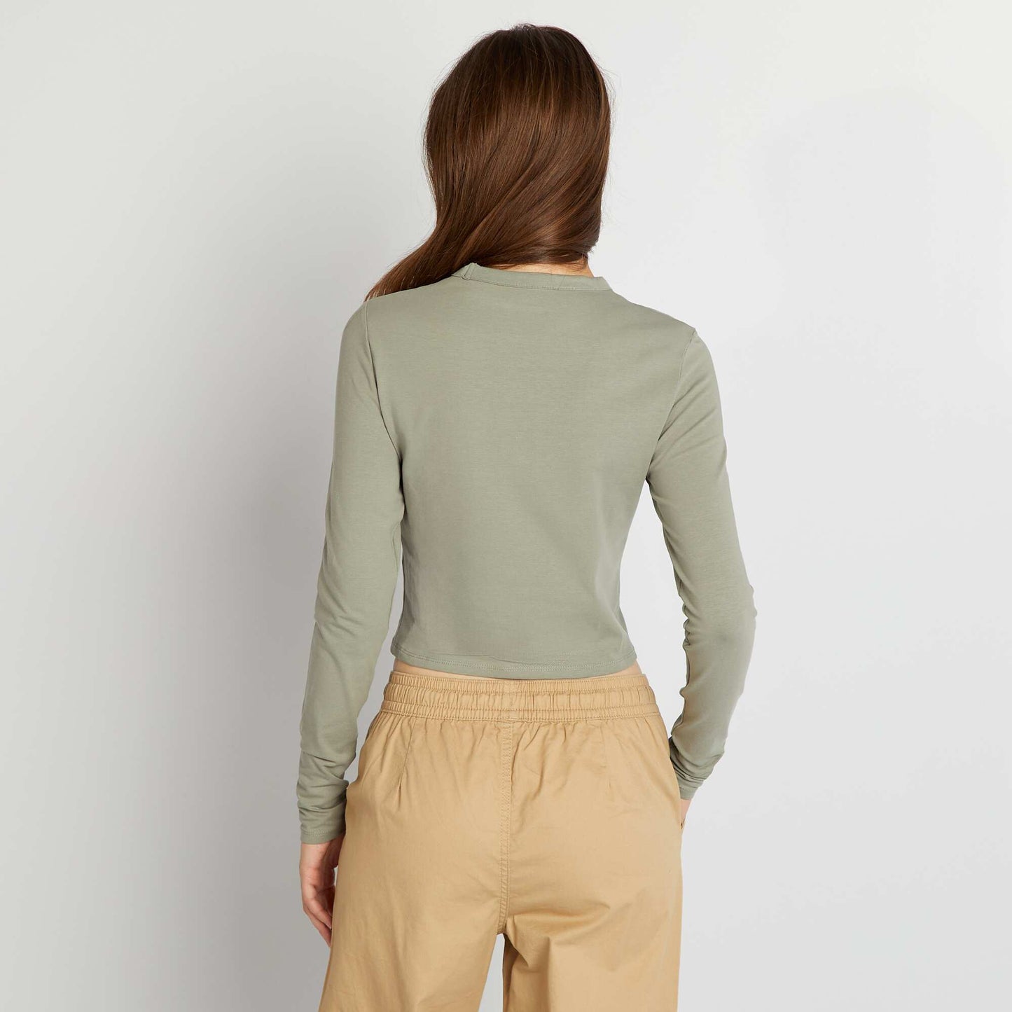 T-shirt manches longues Vert