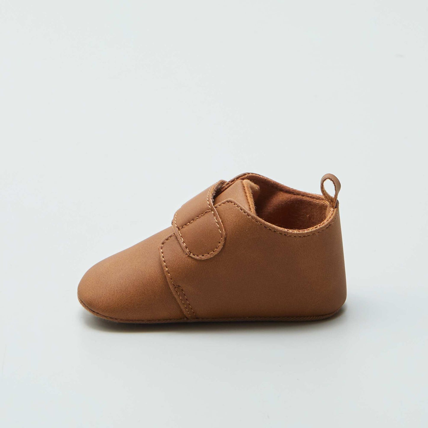 Bottes en simili scratch - premiers pas Marron