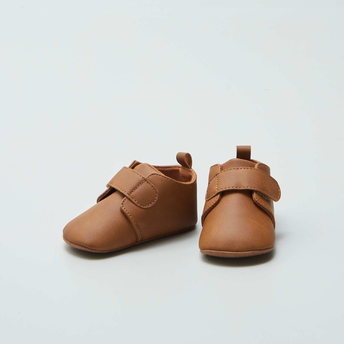Bottes en simili scratch - premiers pas Marron