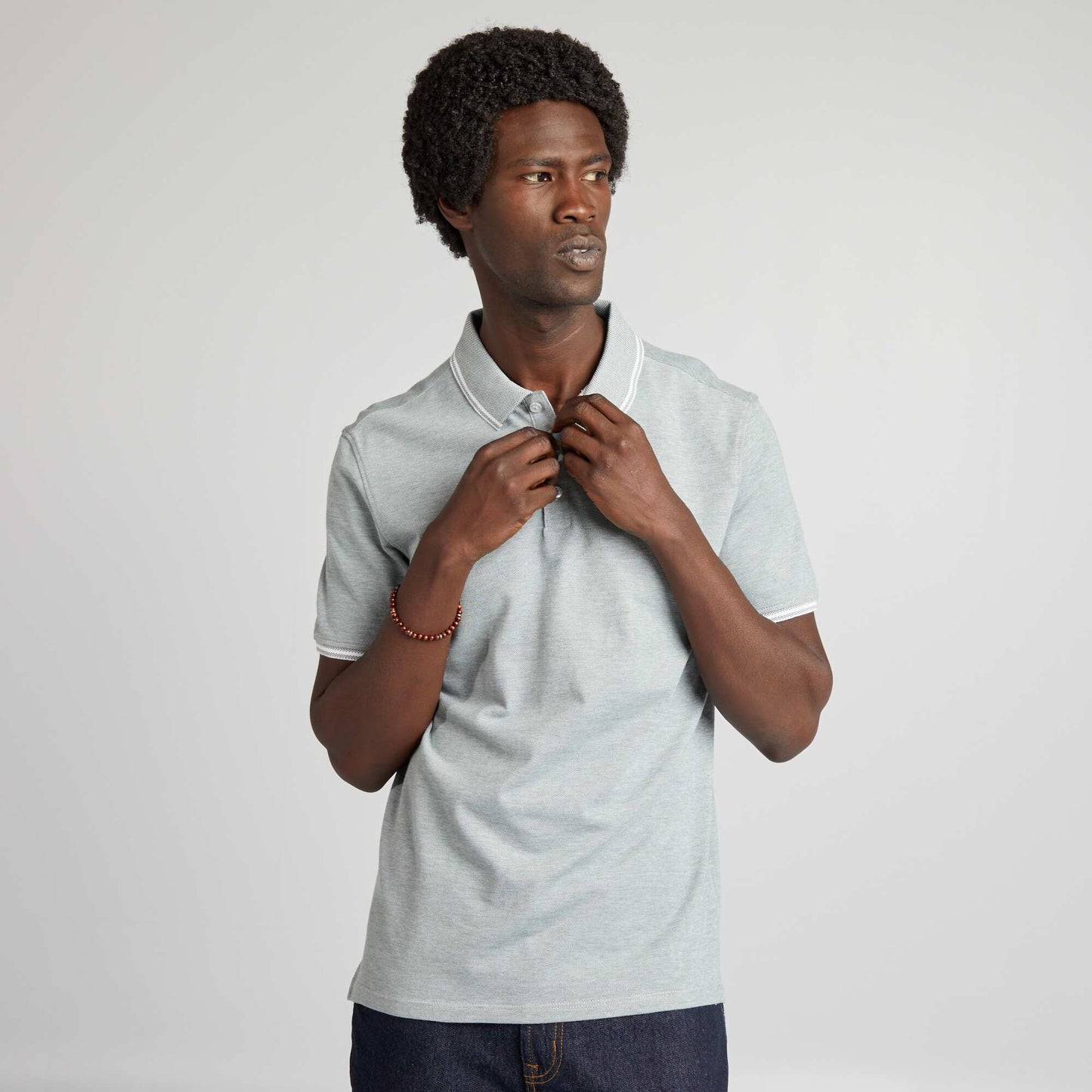 Polo manches courtes Regular fit Vert