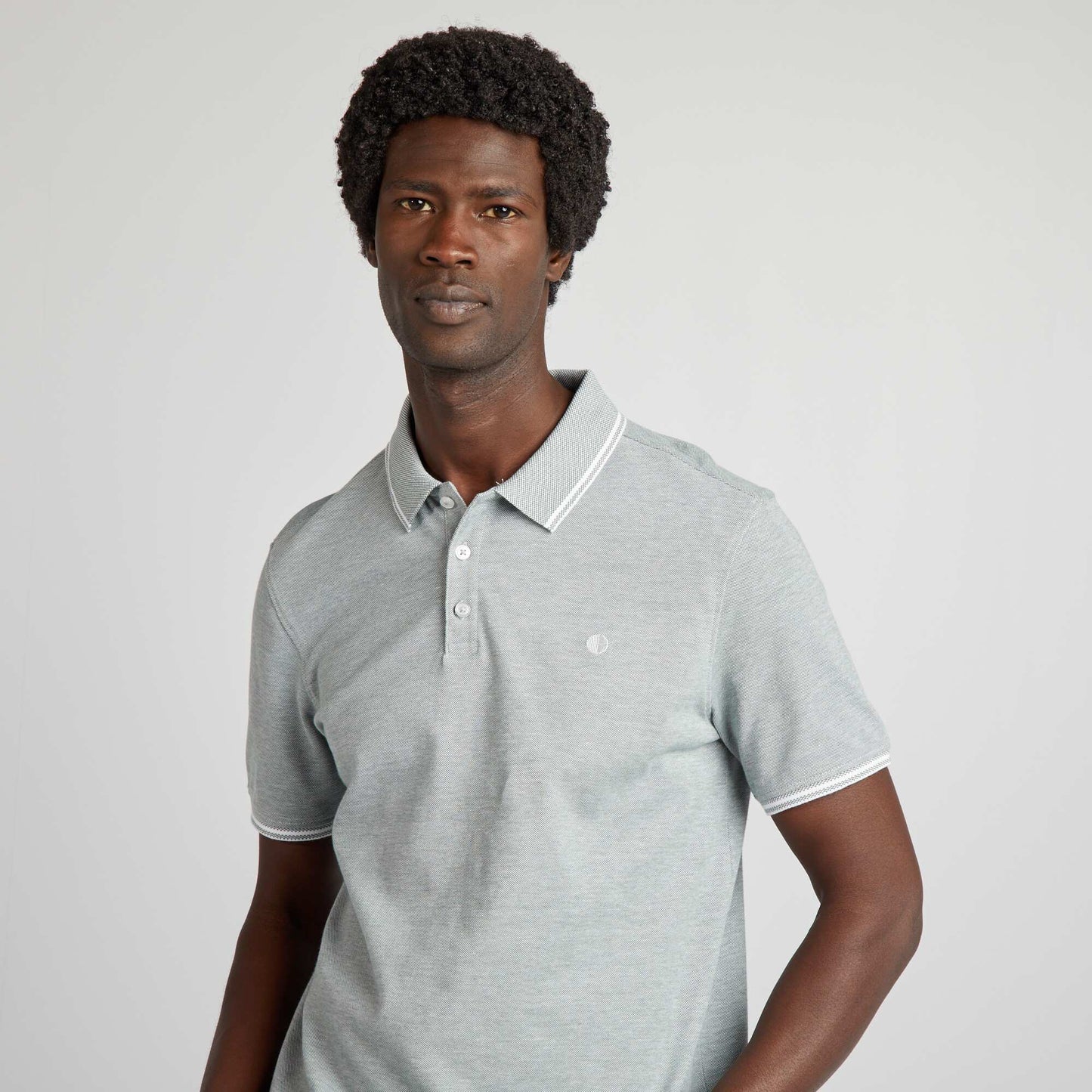 Polo manches courtes Regular fit Vert