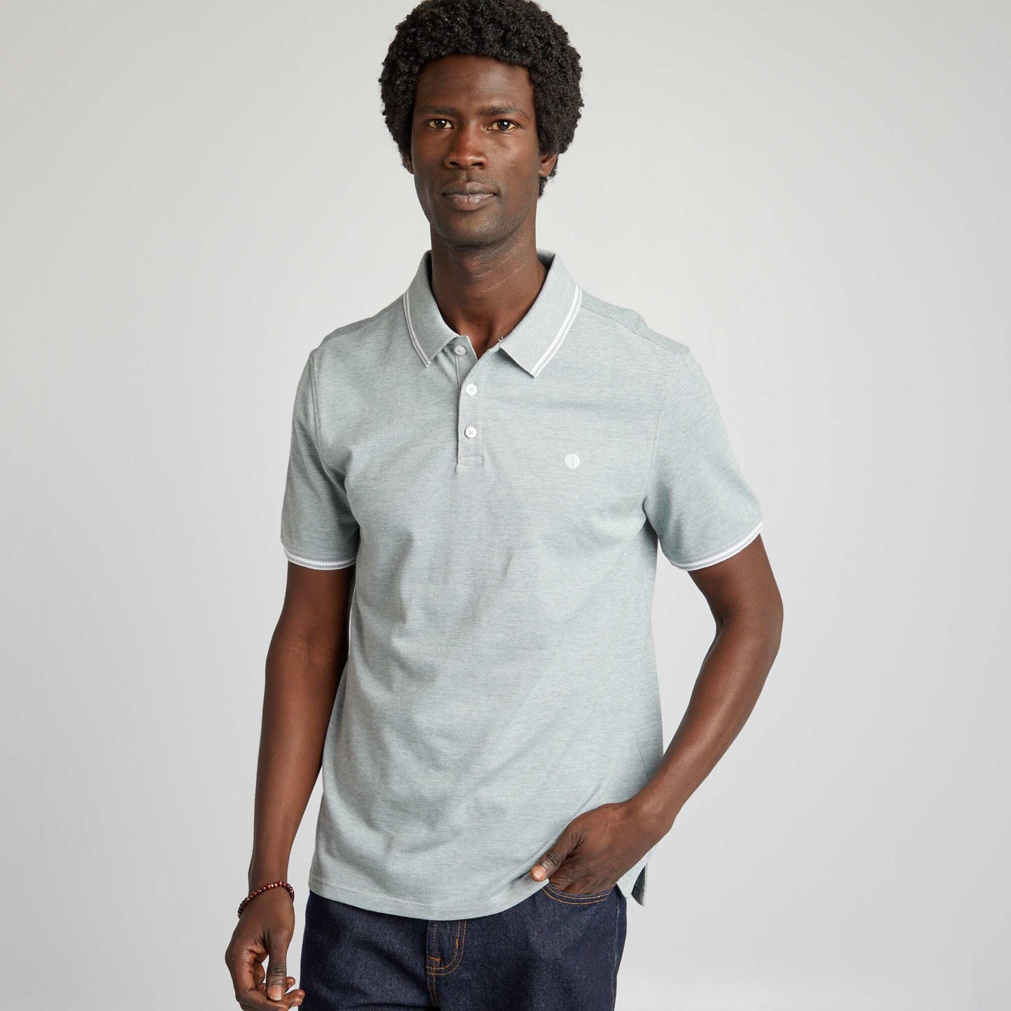 Polo manches courtes Regular fit Vert