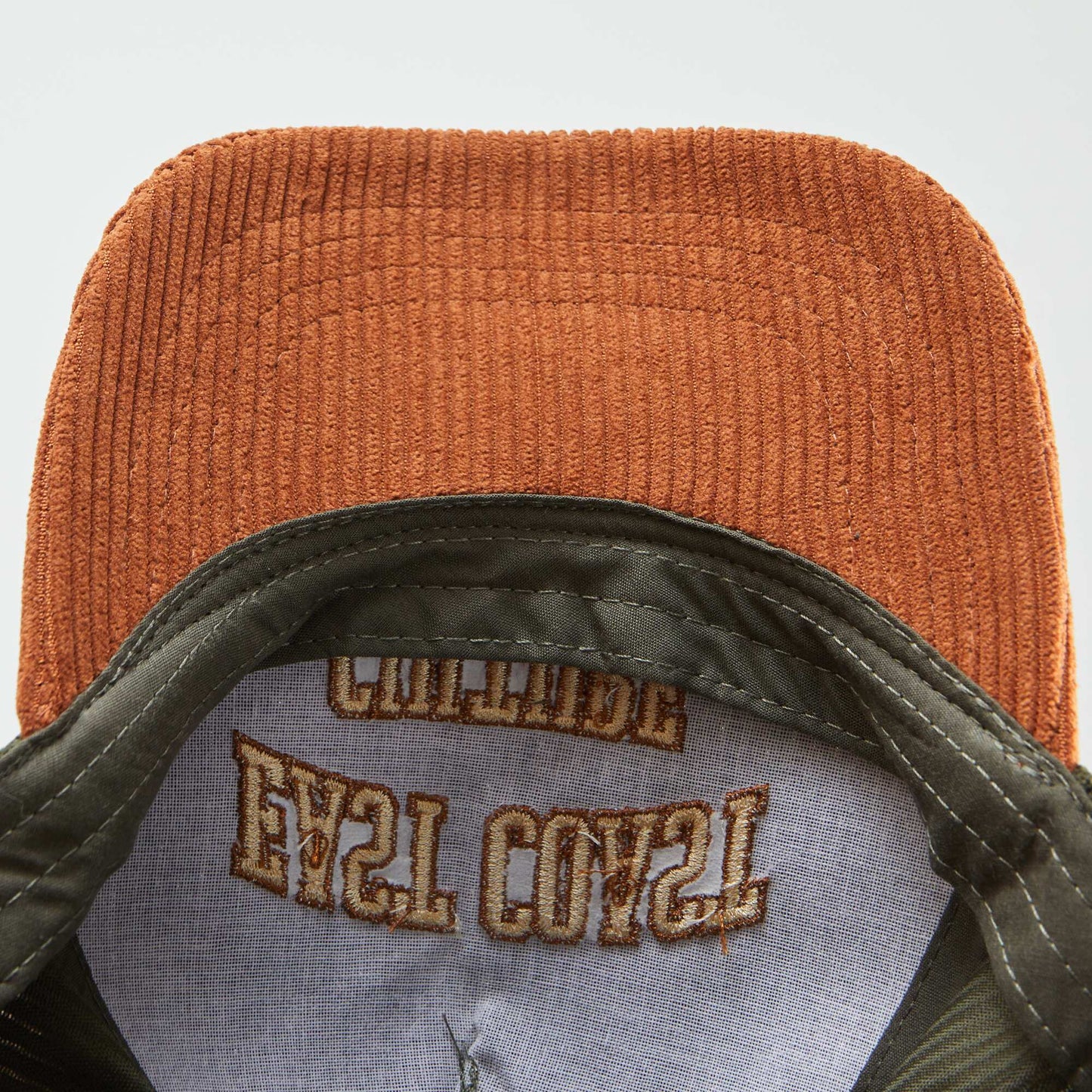 Casquette en velours c tel Vert