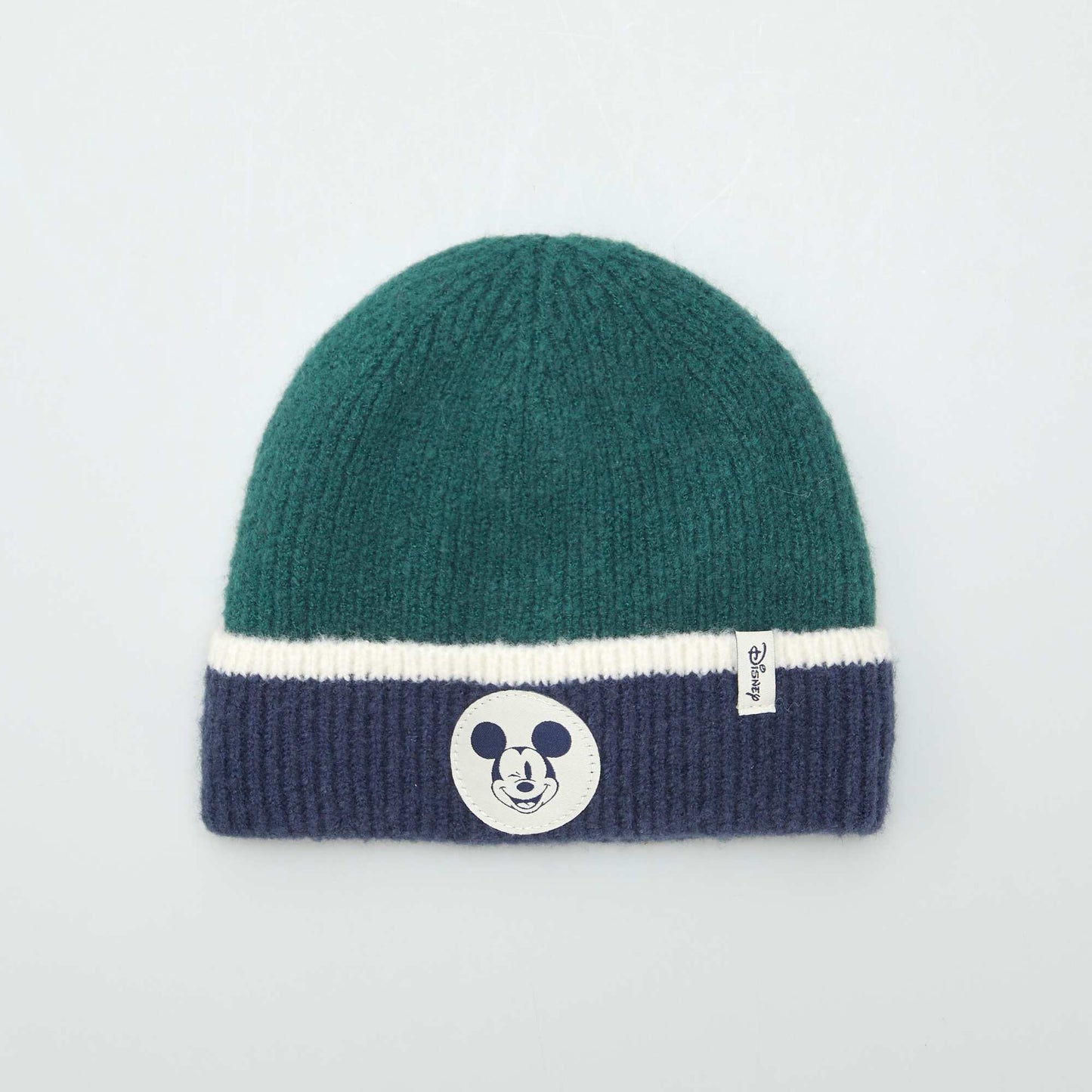 Bonnet + snood doubl s polaire 'Mickey' 'Disney' - 2 pi ces Bleu