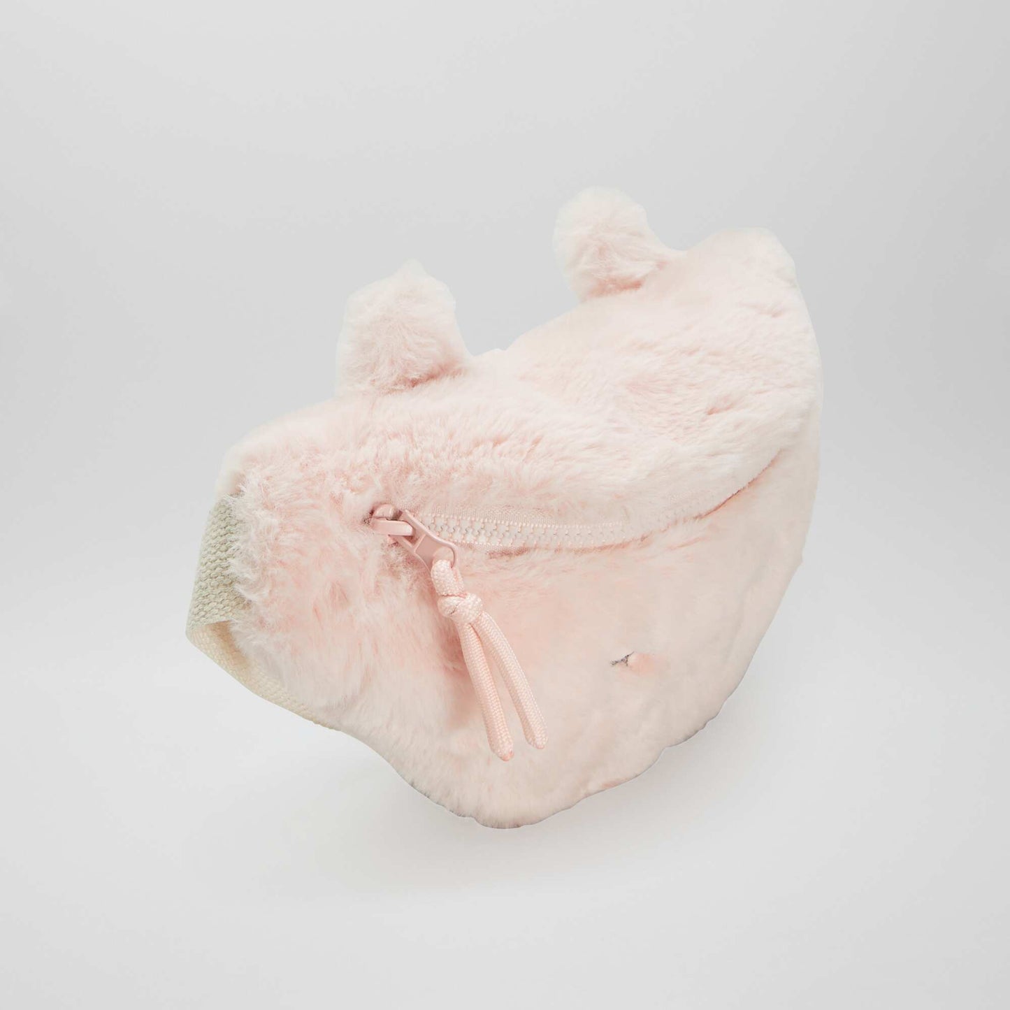 Sac banane en fausse fourrure Rose