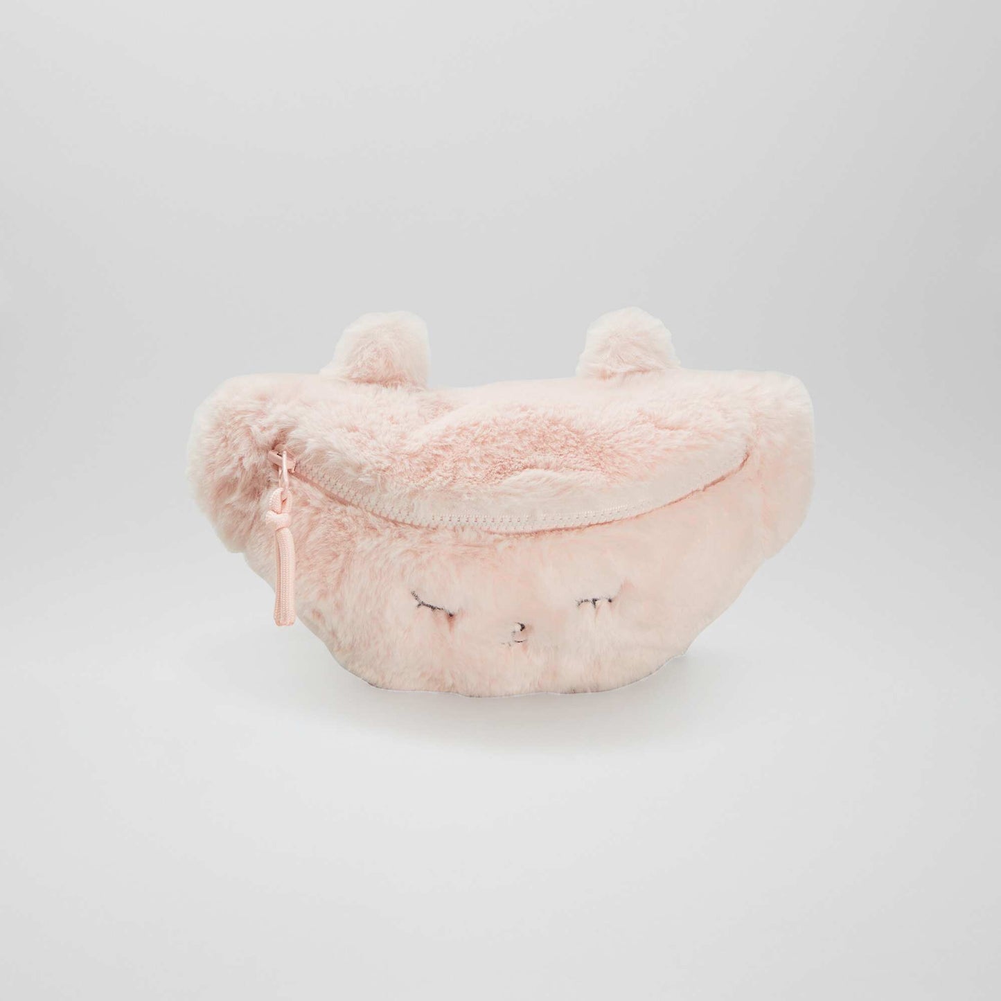 Sac banane en fausse fourrure Rose