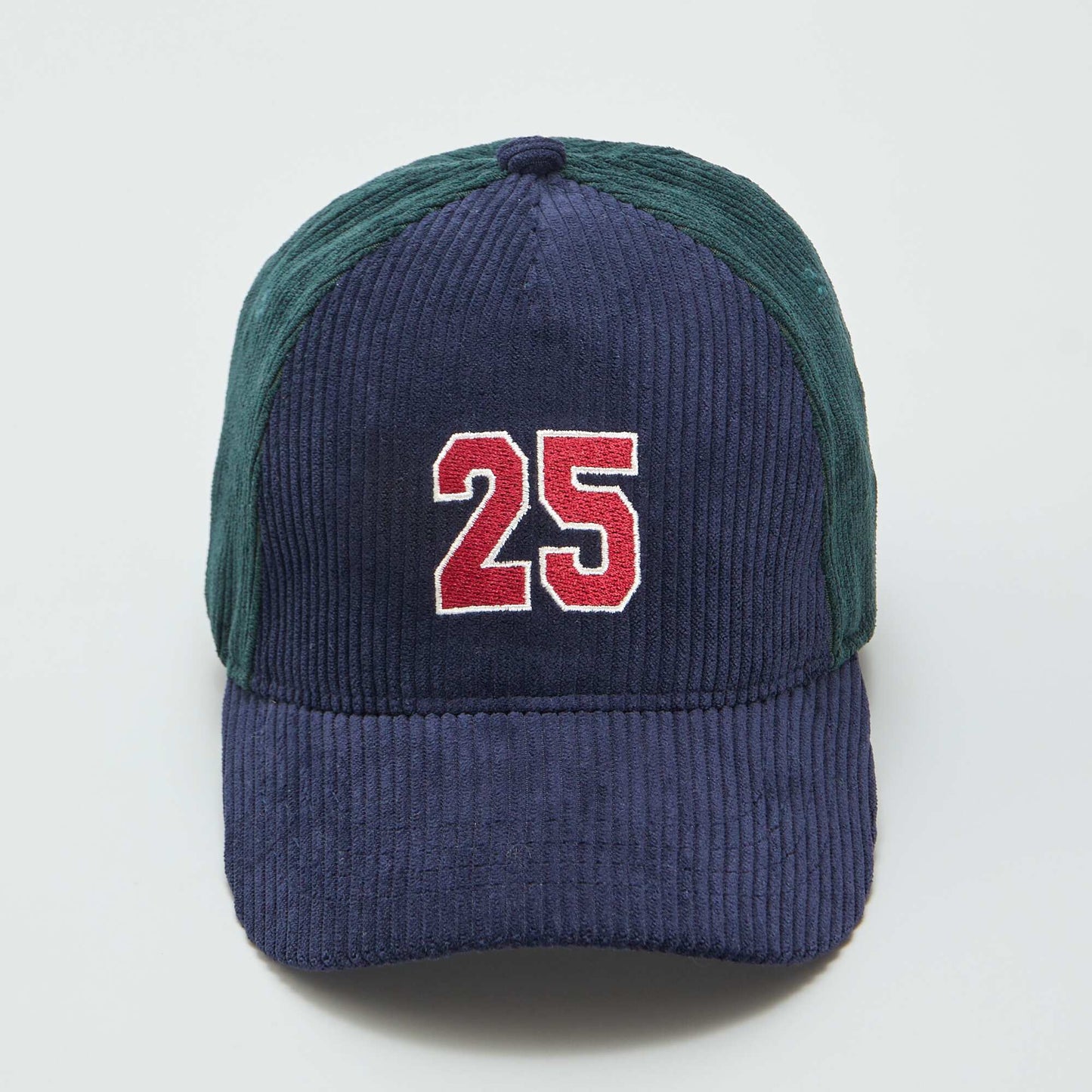 Casquette en velours c tel Bleu
