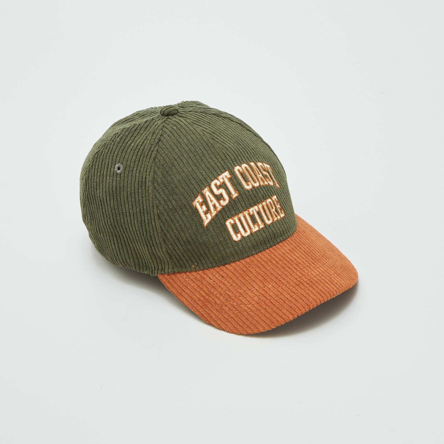 Casquette en velours c tel Kaki