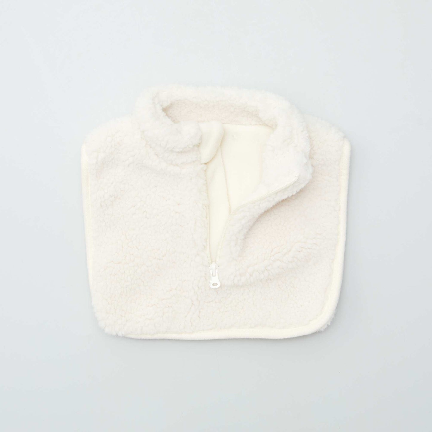 Snood en sherpa doubl polaire beige