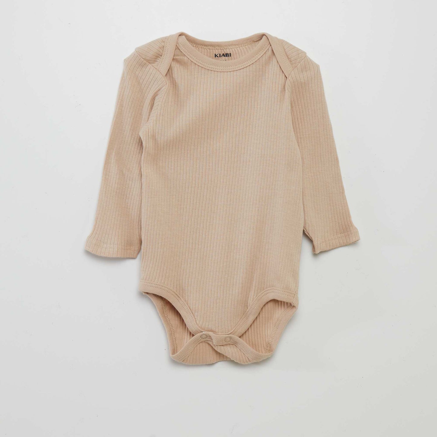 Body manches longues et col US - Lot de 3 Beige/rose