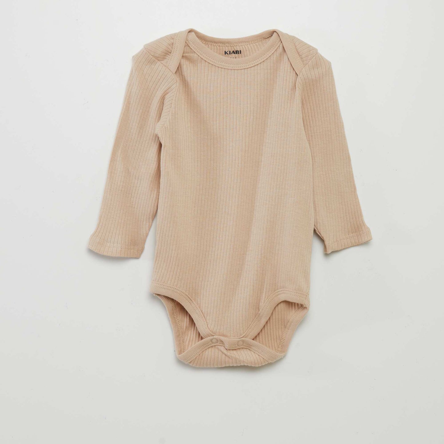 Body manches longues et col US - Lot de 3 Beige/rose