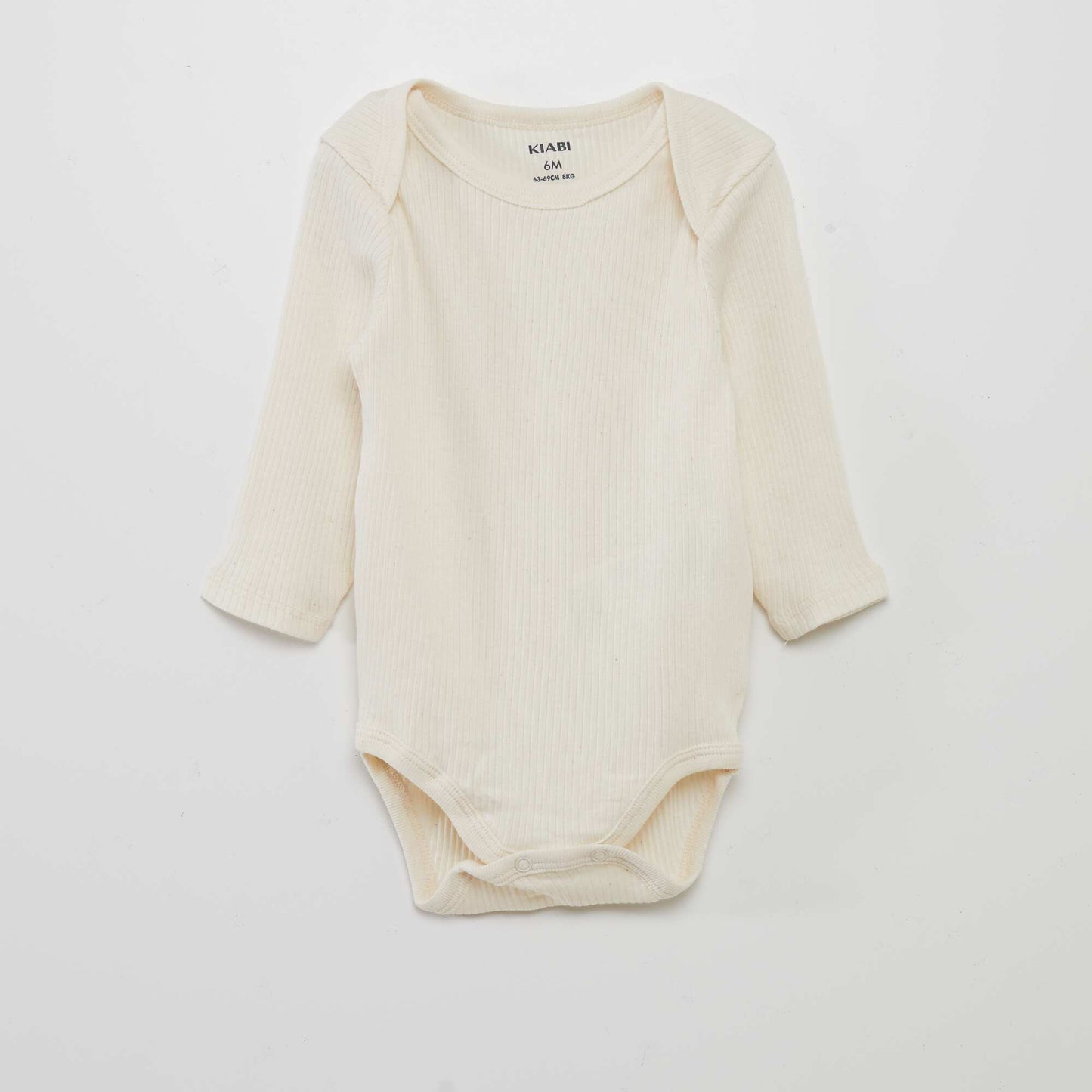 Body manches longues et col US - Lot de 3 Beige/rose