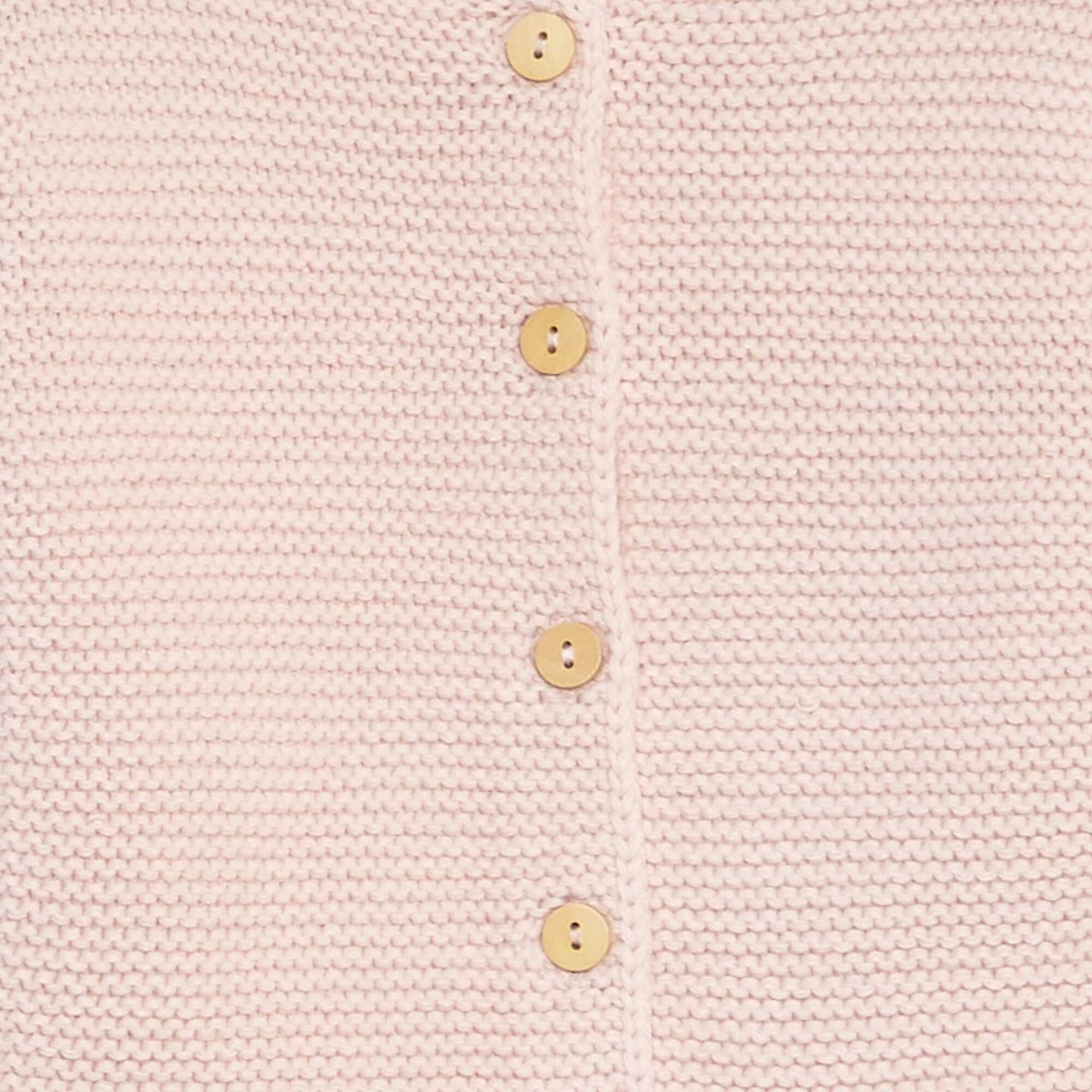 Gilet uni en tricot Rose clair