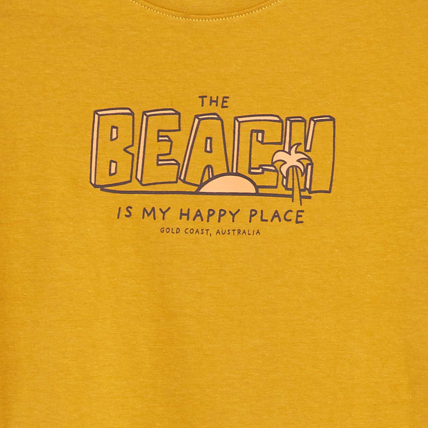 T-shirt en jersey Jaune