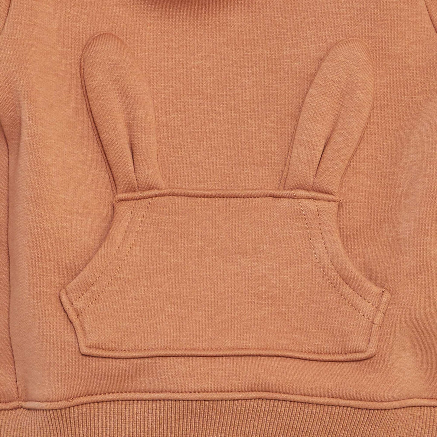 Sweat à capuche animé Beige