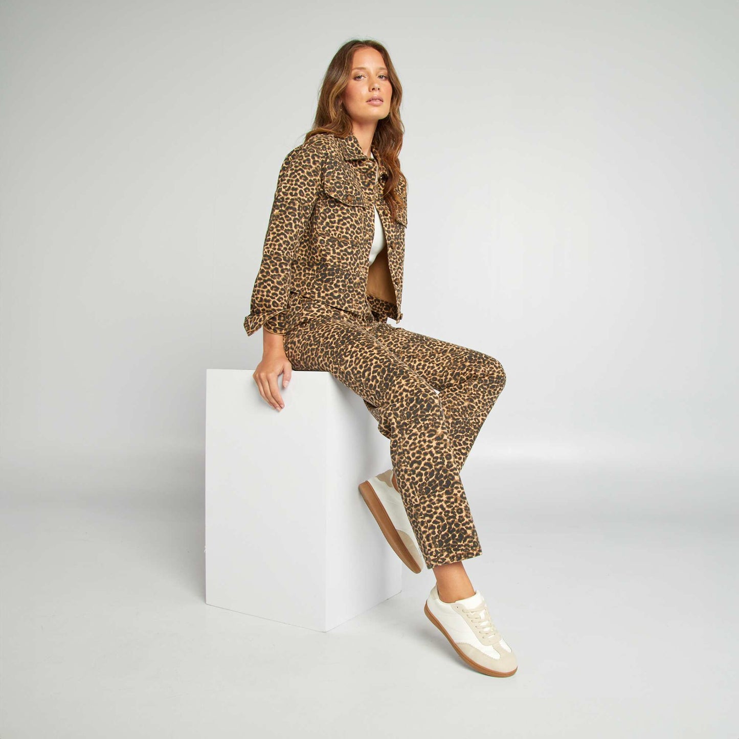 Pantalon droit 'l opard' L opard