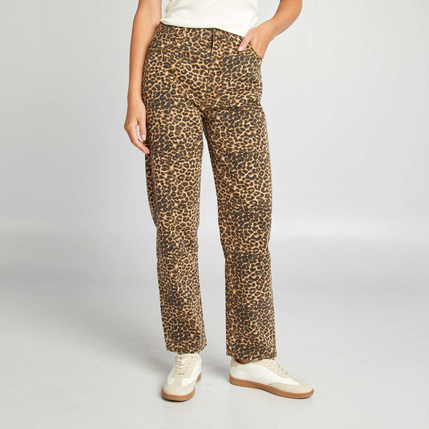 Pantalon droit 'l opard' L opard
