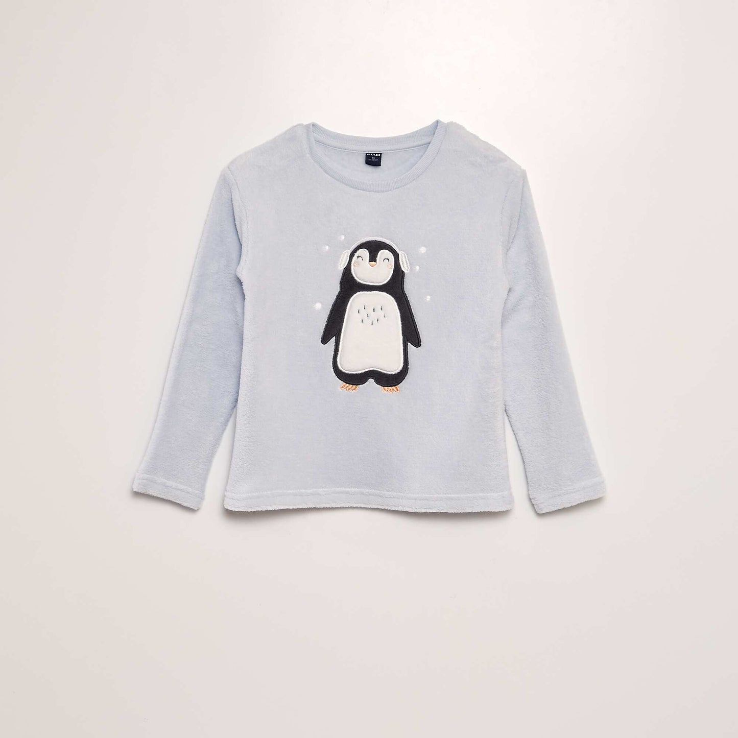 Ensemble pyjama polaire 'pingouin' - 2 pi ces Bleu