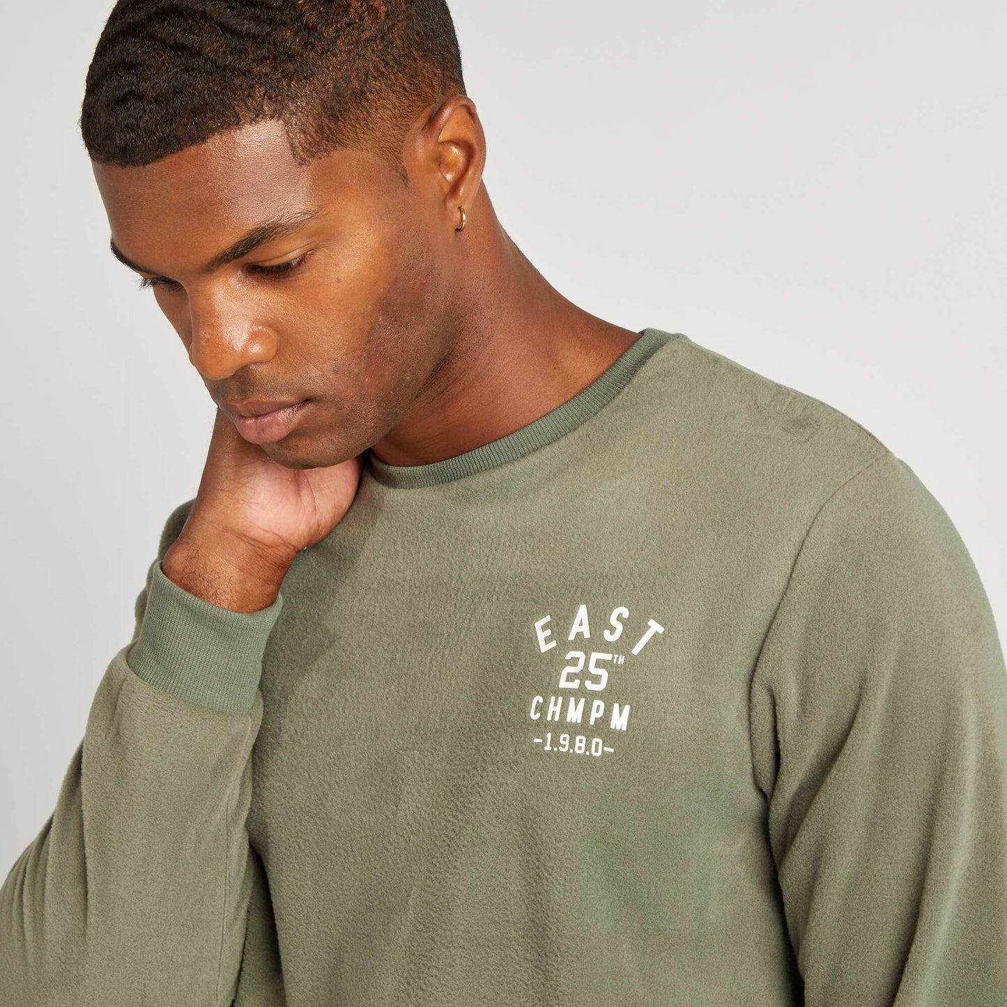 Pyjama t-shirt + pantalon en polaire - 2 pi ces Vert