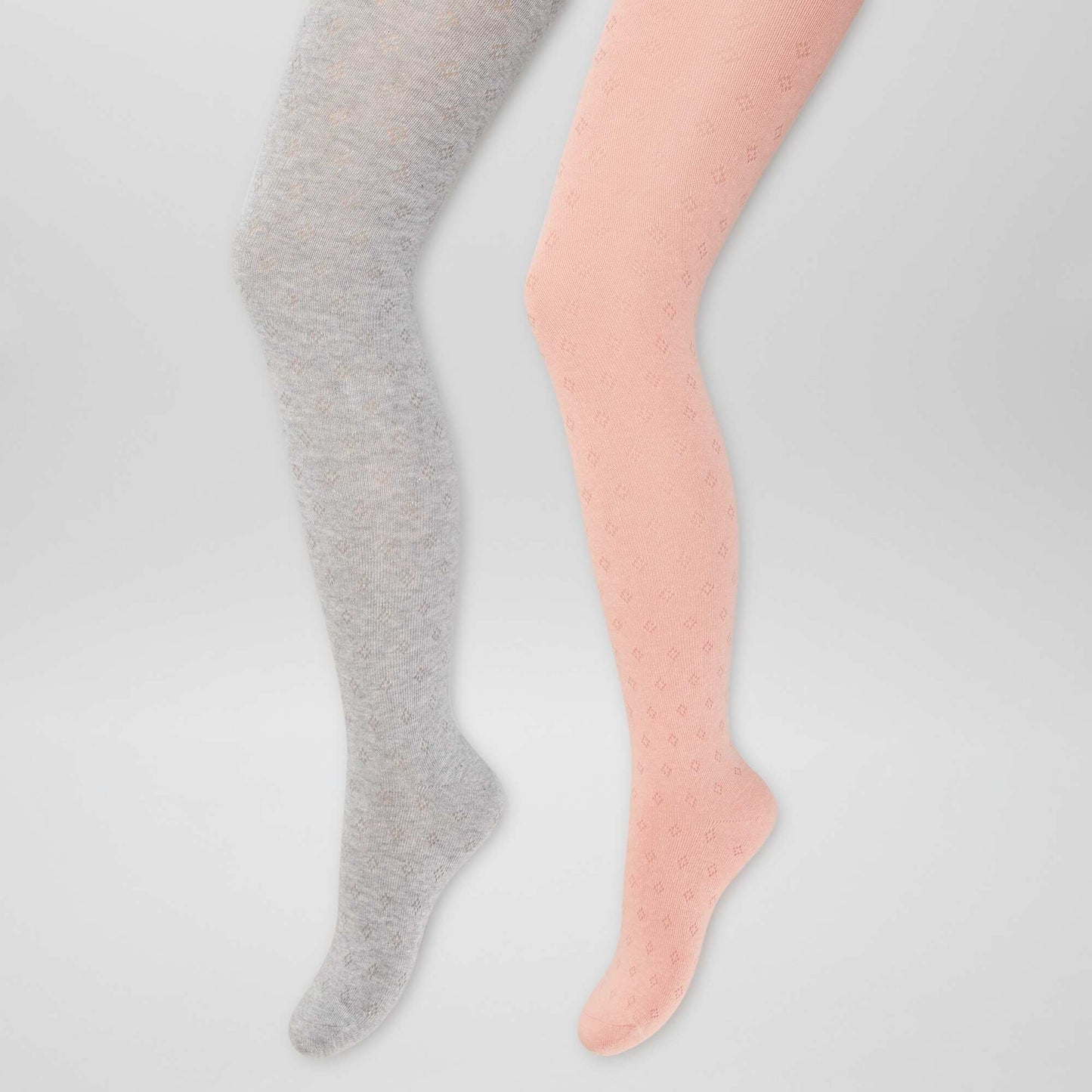 Collants chauds en maille - Lot de 2 Rose