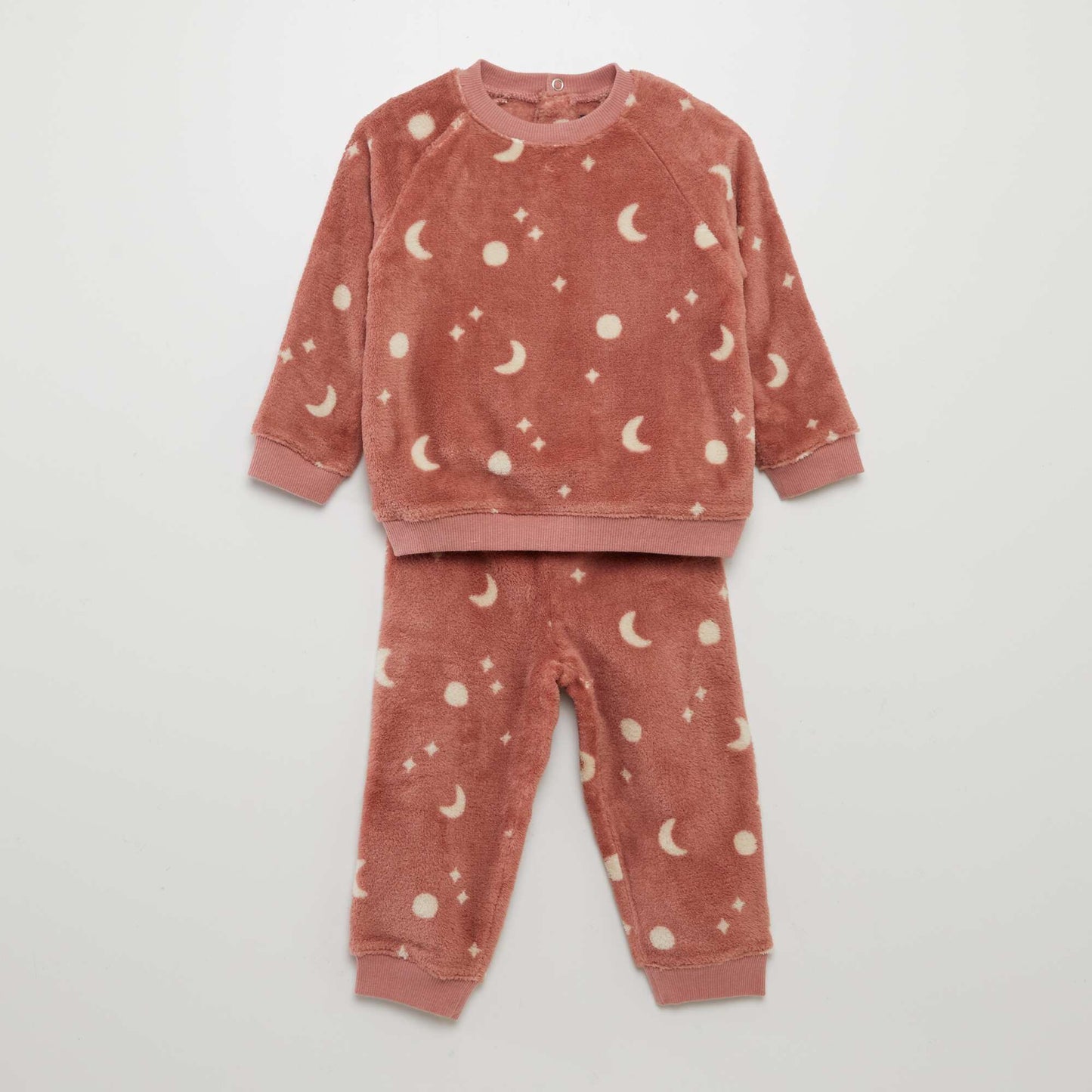 Ensemble pyjama en polaire - 2 pi ces Rose