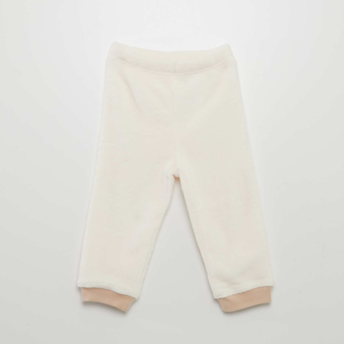 Ensemble pyjama en polaire - 2 pi ces Blanc